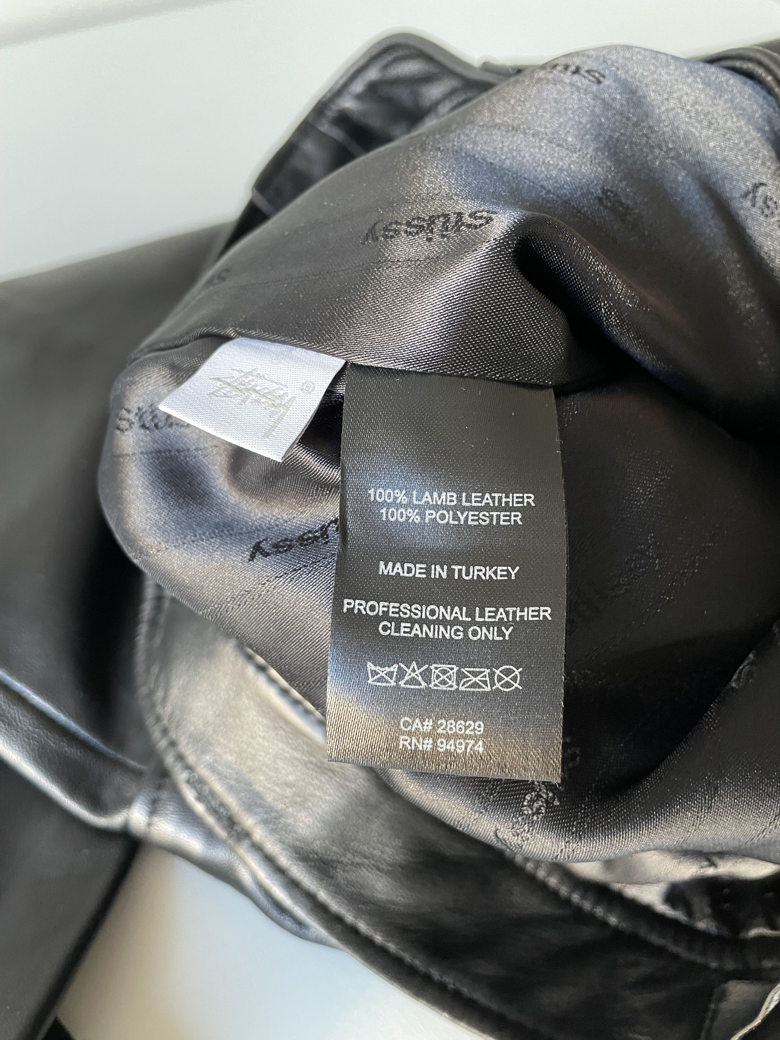 stussy leather transit pant レザーパンツステューシー