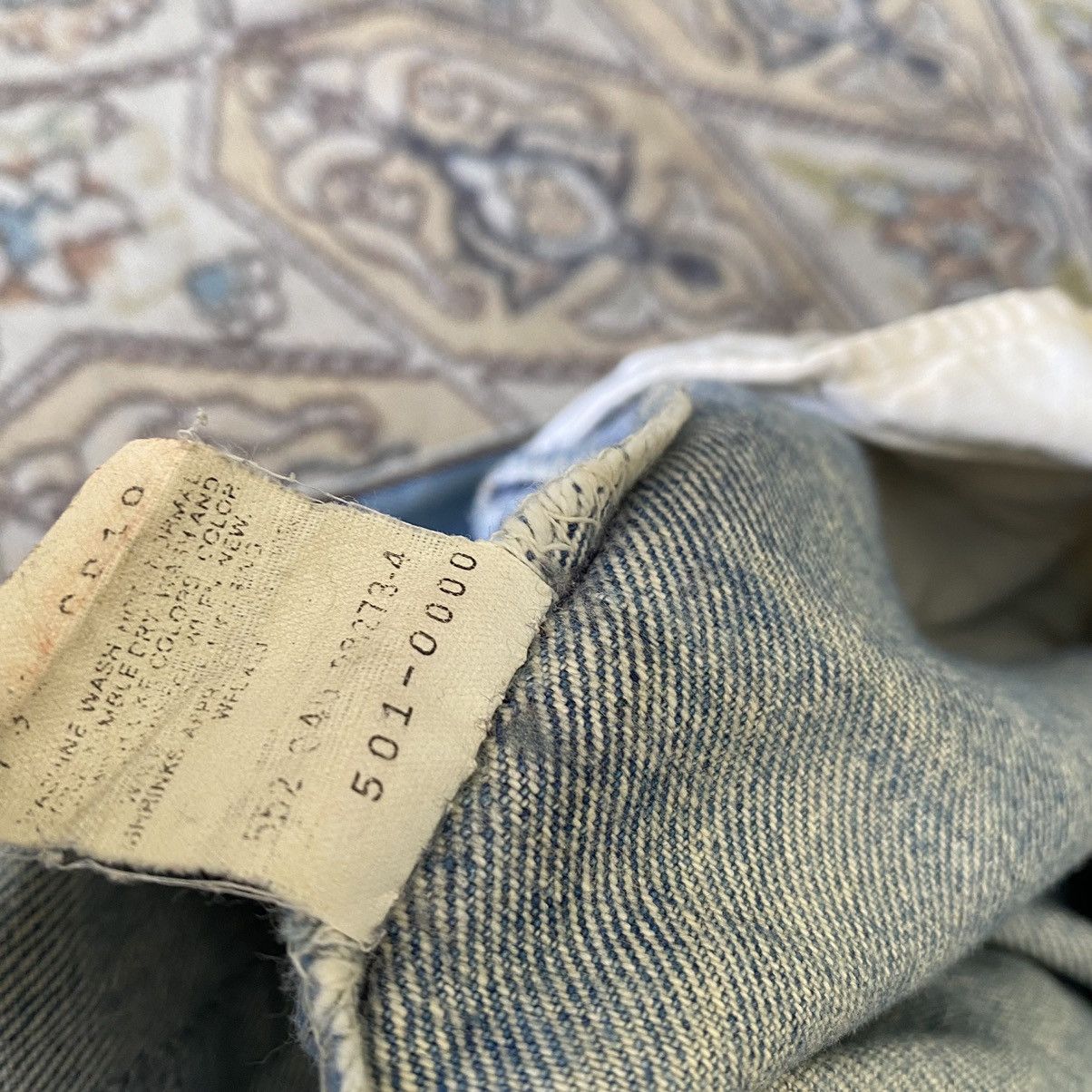 Levi's Vintage 80s Levis 501 Grunge Distressed Jeans 28x30 Size US 28 / EU 44 - 20 Thumbnail