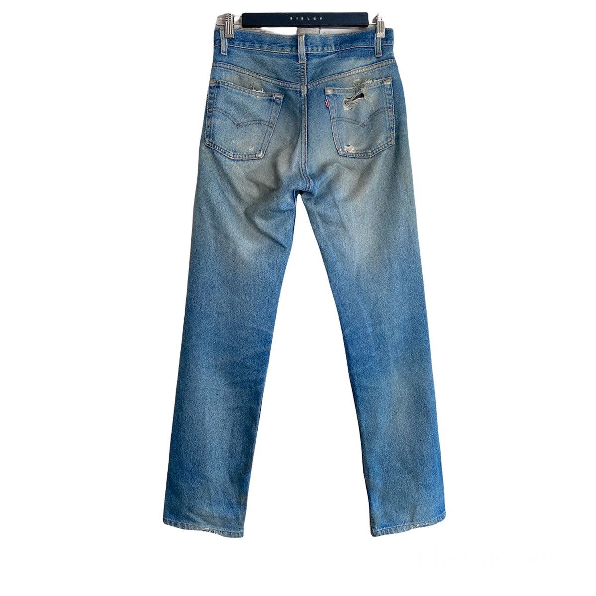 Levi's Vintage 80s Levis 501 Grunge Distressed Jeans 28x30 Size US 28 / EU 44 - 2 Thumbnail
