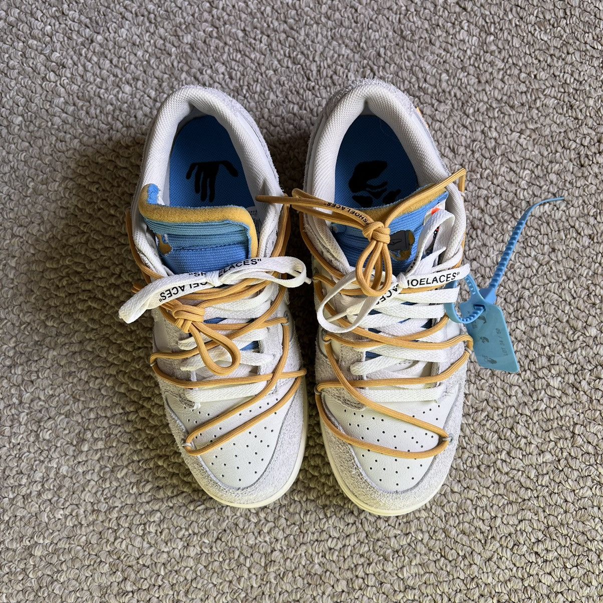 Nike Off White X Nike Dunk Low lot 34 Size US 9 / EU 42 - 2 Thumbnail