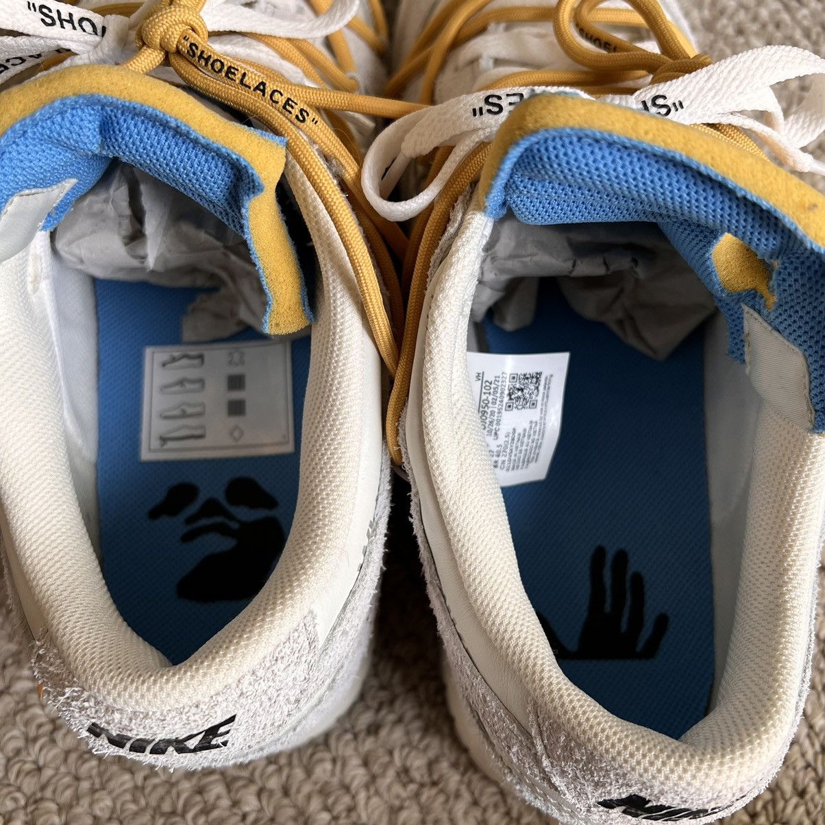 Nike Off White X Nike Dunk Low lot 34 Size US 9 / EU 42 - 4 Thumbnail