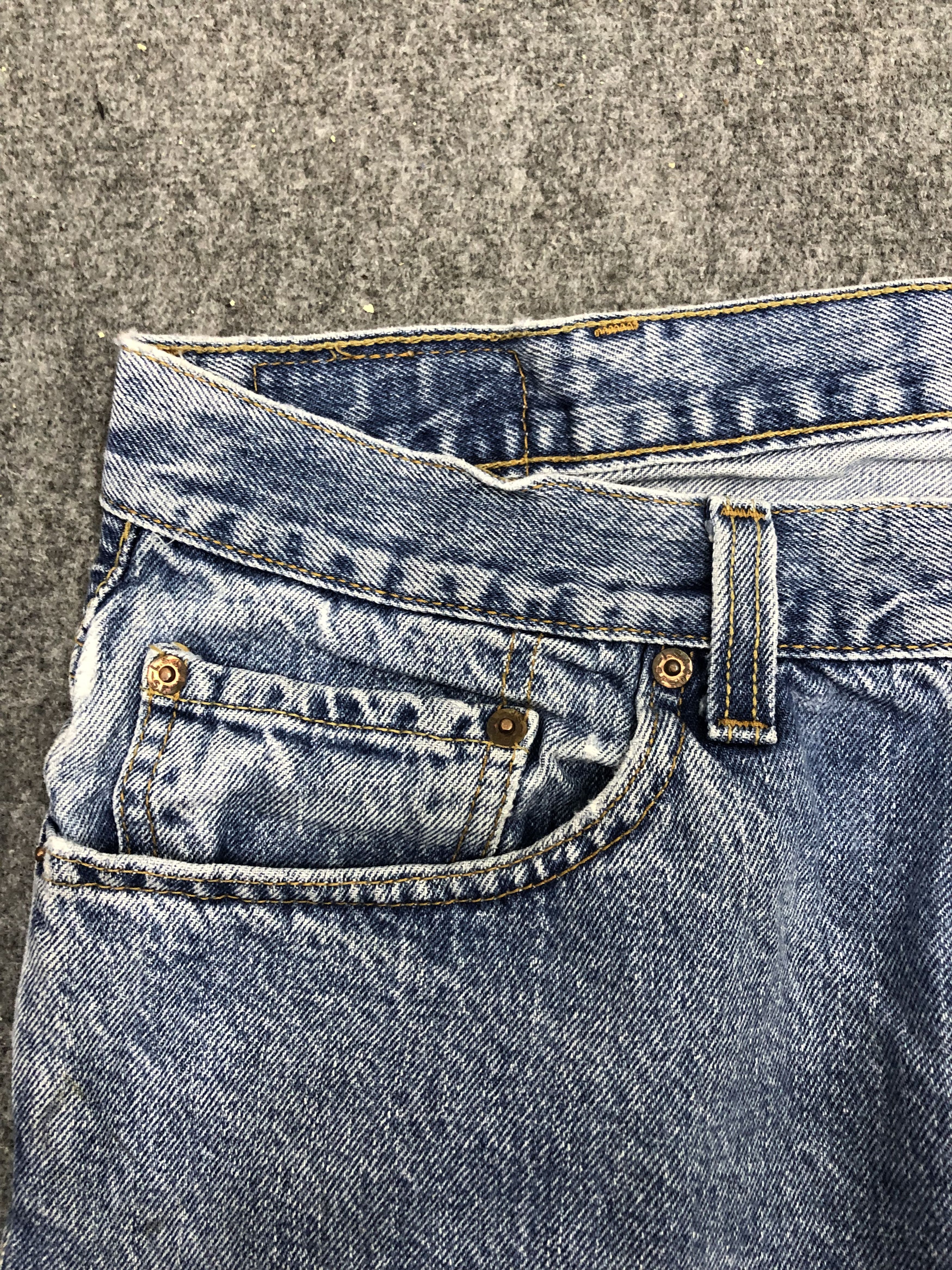 Levi's Vintage Levis 550 Relaxed Fit Big Sized Denim DP1121 Size US 41 - 8 Thumbnail