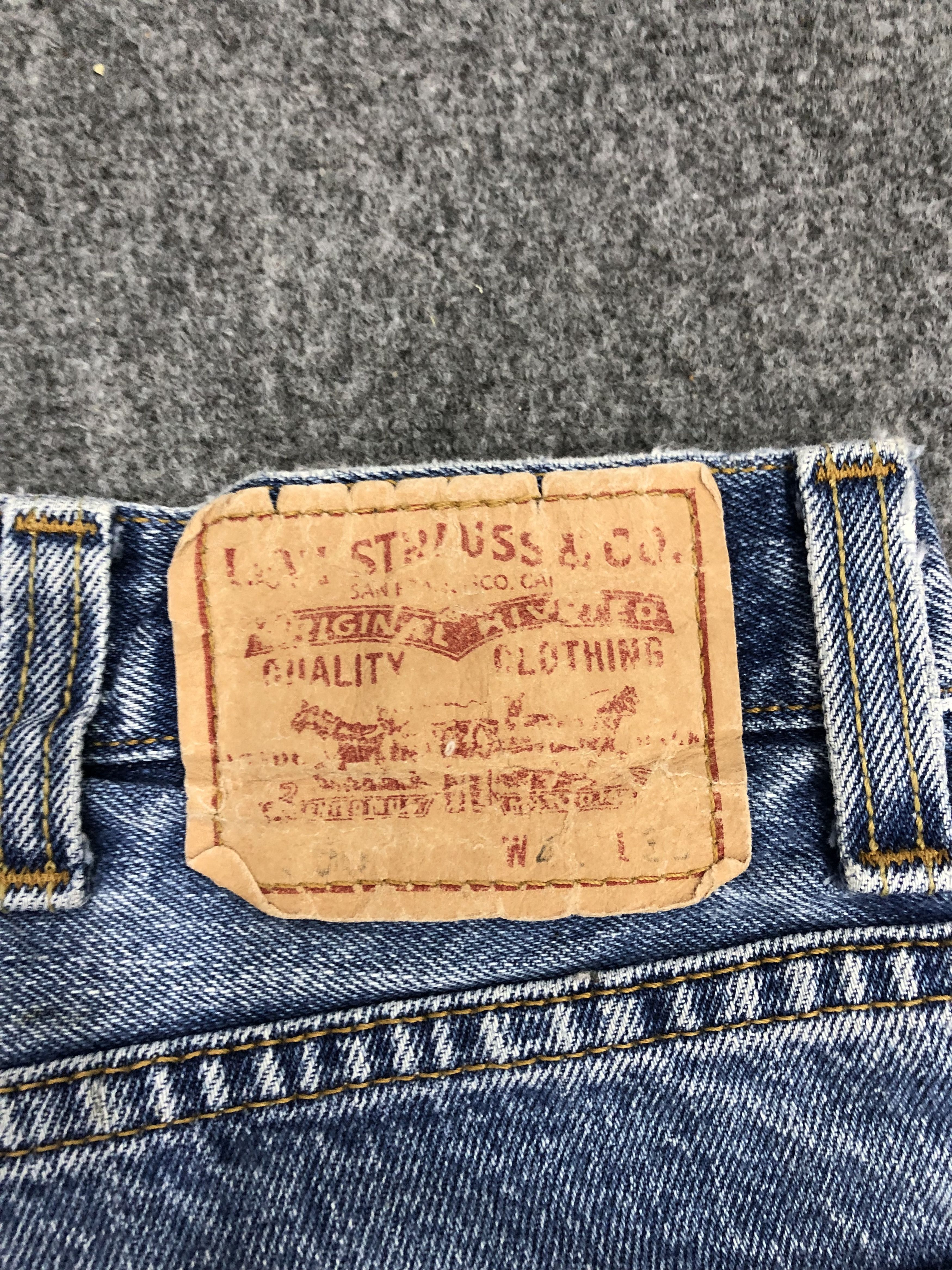 Levi's Vintage Levis 550 Relaxed Fit Big Sized Denim DP1121 Size US 41 - 5 Thumbnail