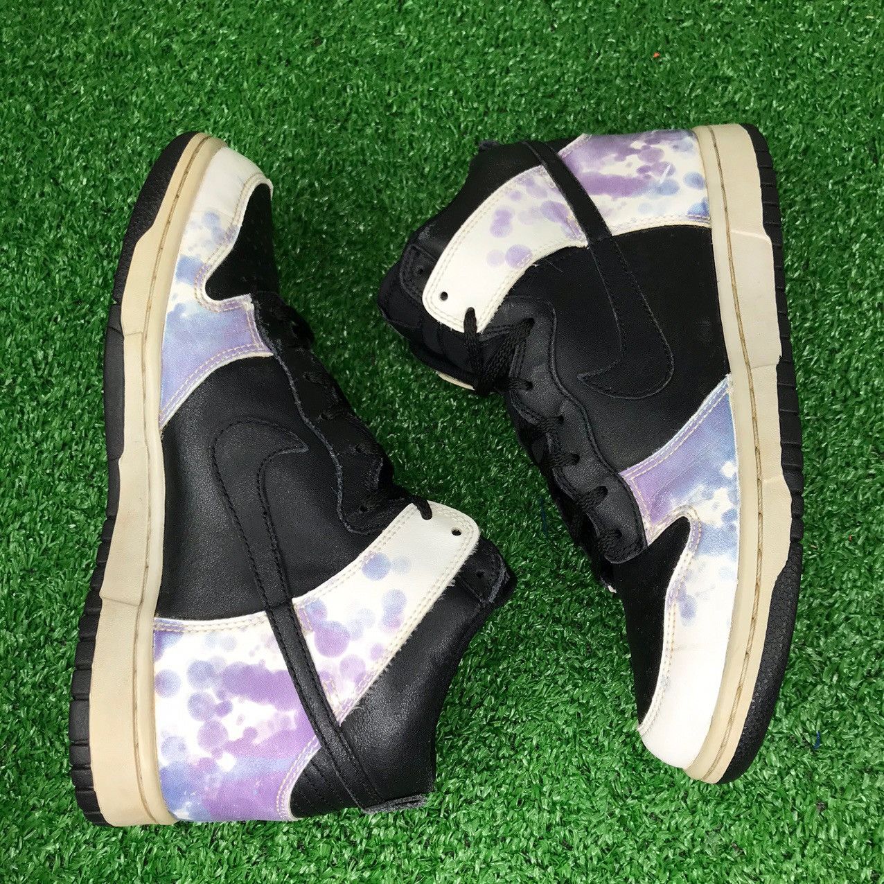 Nike 2009 Nike Dunk High Tie Dye Splatter Womens Sz 7.5 Size US 7.5 / EU 40-41 - 3 Thumbnail
