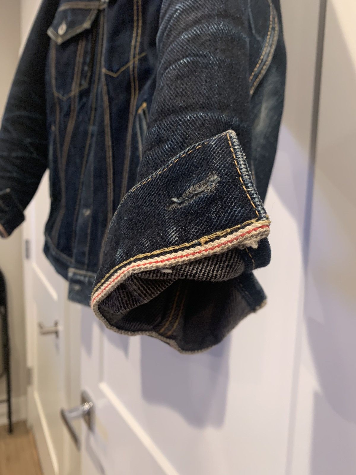Iron Heart Iron Heart Self Edge Denim Jacket Grailed