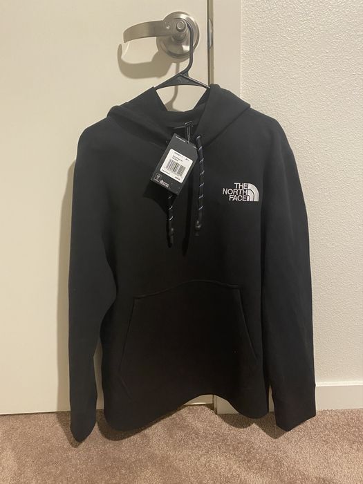 North face black discount series spacer knit hoodie