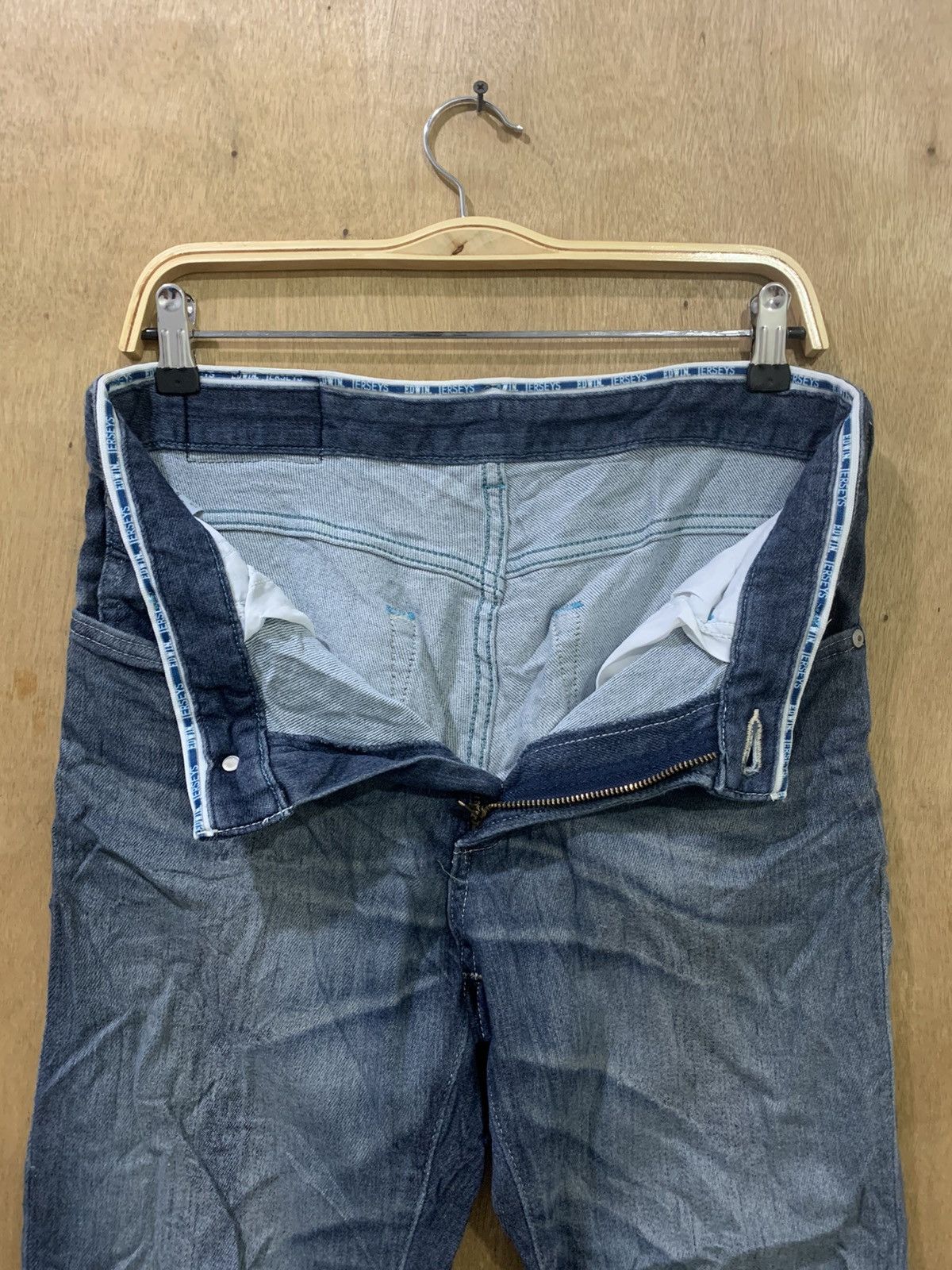 Edwin EDWIN JERSEYS Vintage 60s Stretch Elastic Biker Denim Jeans Size US 30 / EU 46 - 16 Thumbnail