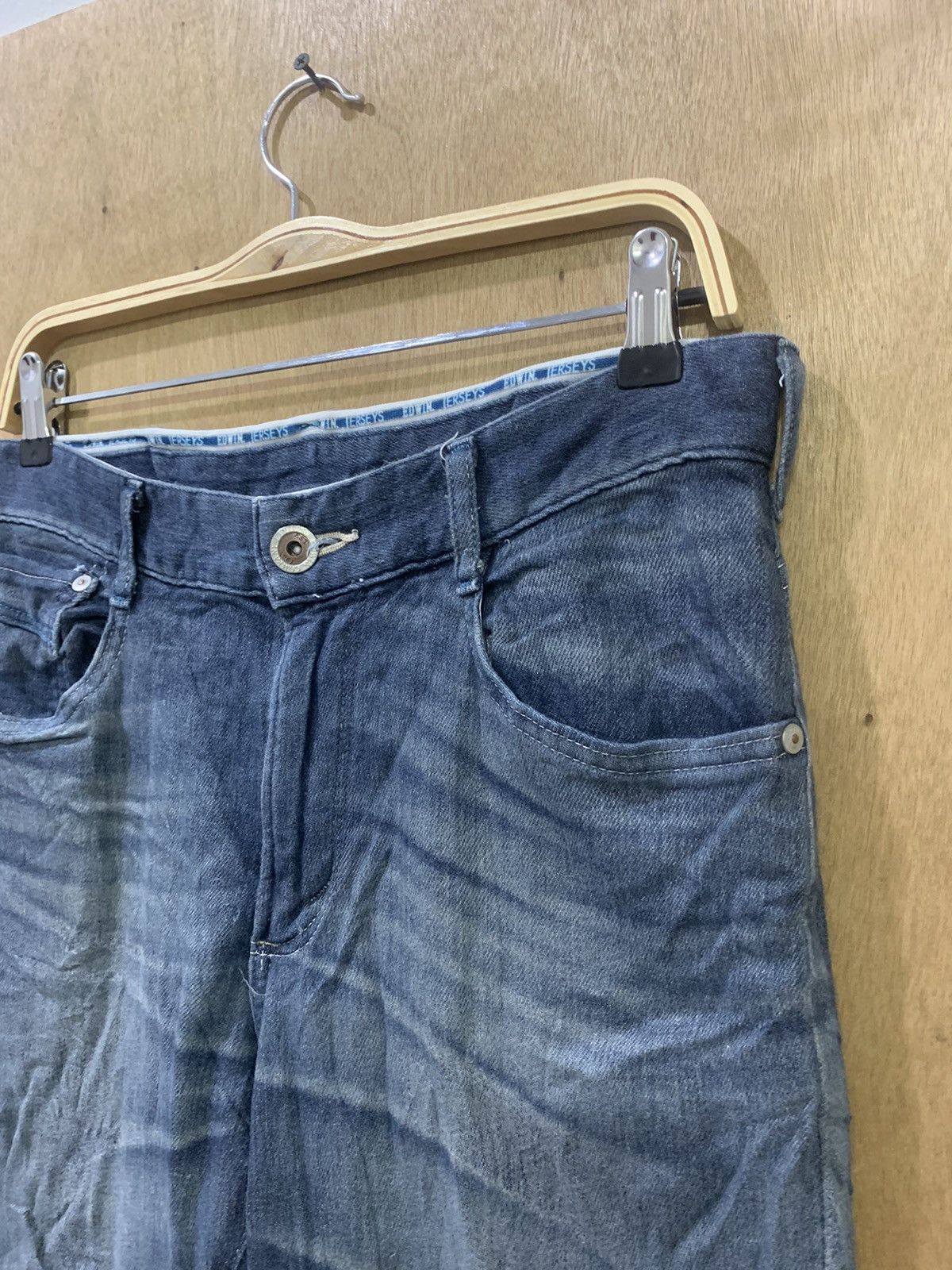 Edwin EDWIN JERSEYS Vintage 60s Stretch Elastic Biker Denim Jeans Size US 30 / EU 46 - 7 Thumbnail