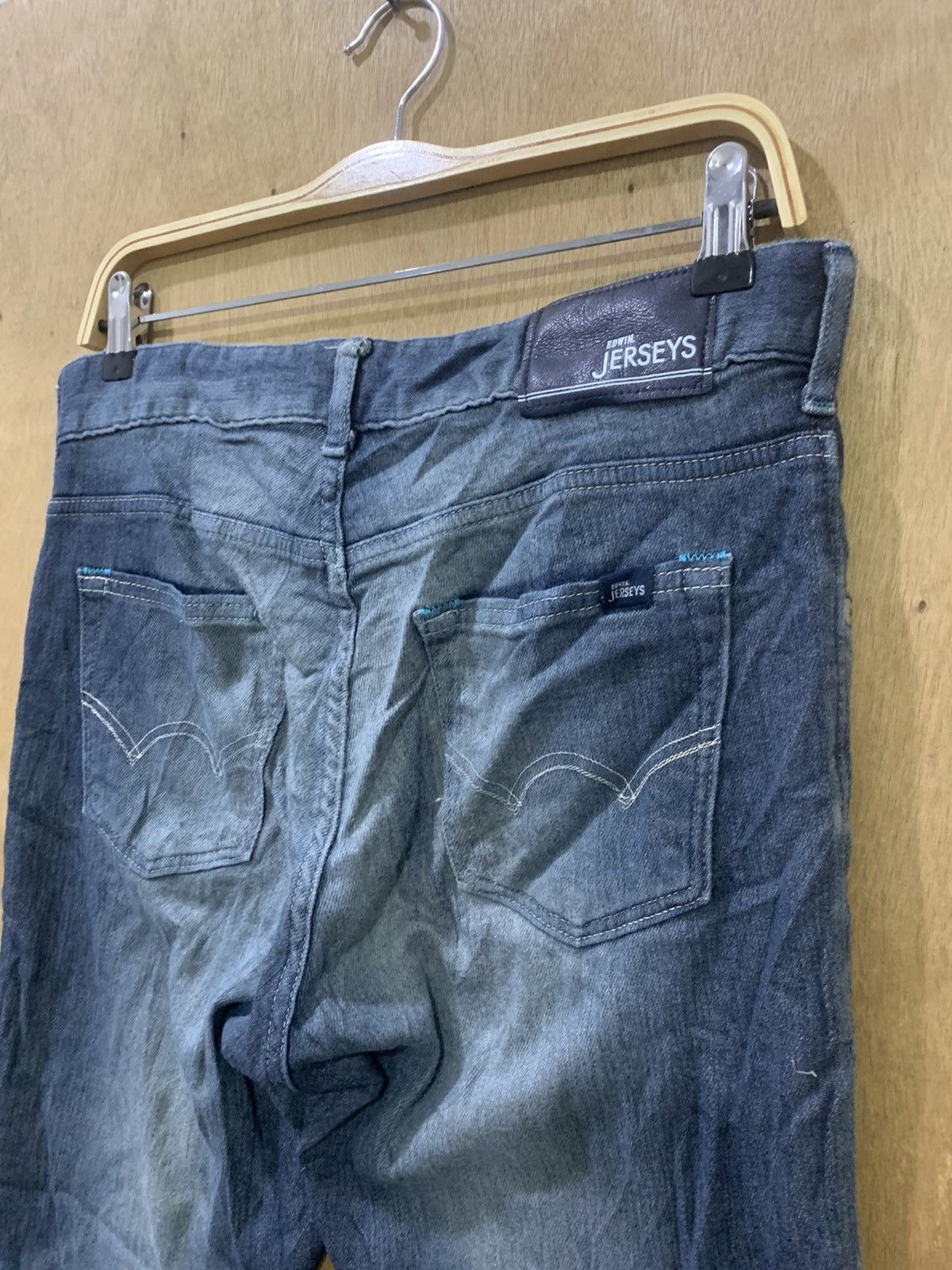 Edwin EDWIN JERSEYS Vintage 60s Stretch Elastic Biker Denim Jeans Size US 30 / EU 46 - 13 Thumbnail