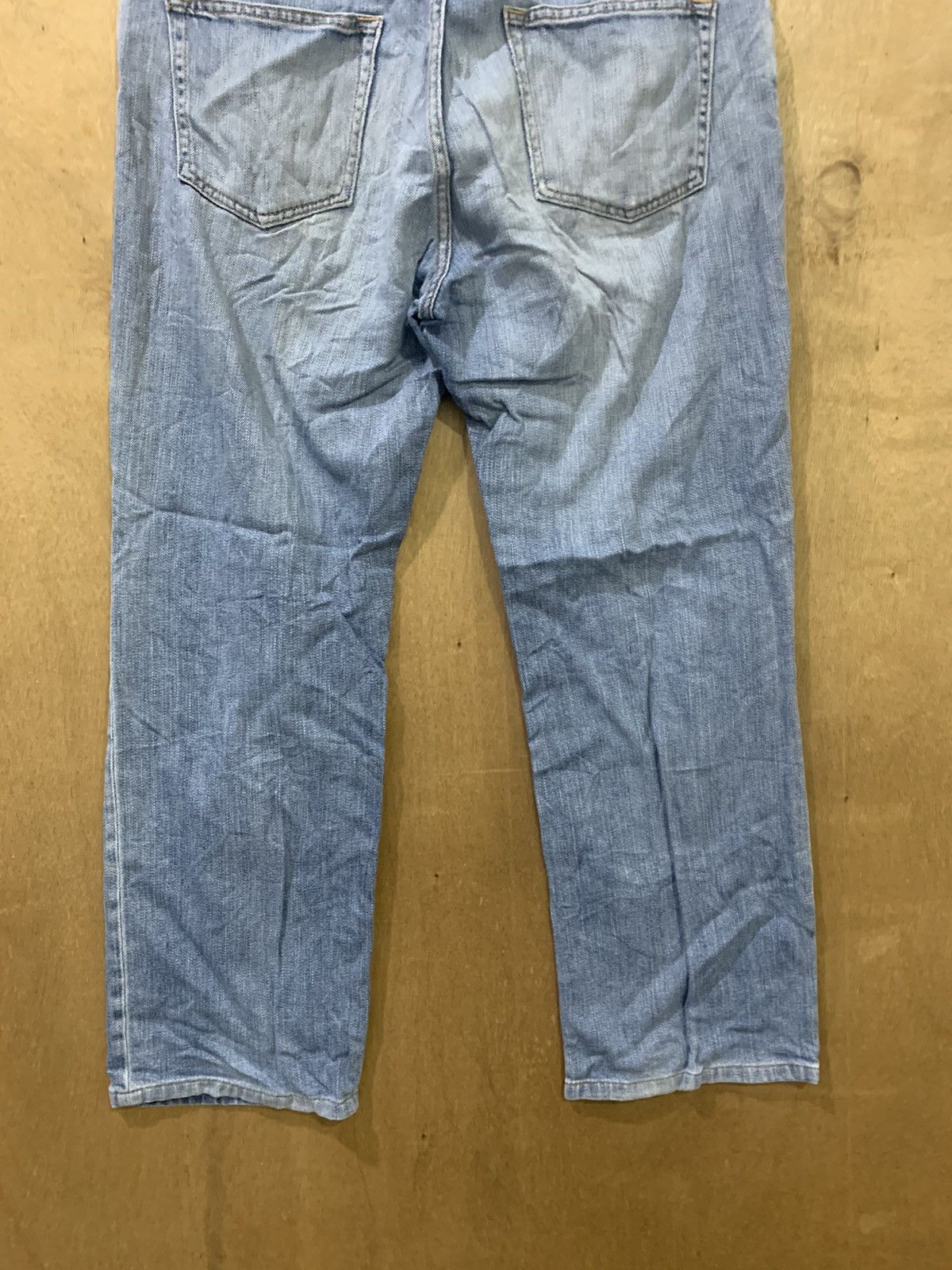 Japanese Brand × Uniqlo UNIQLO Vtg 90s Rugged Women Stonewash Distressed Denim Jeans Size US 34 / EU 50 - 13 Thumbnail