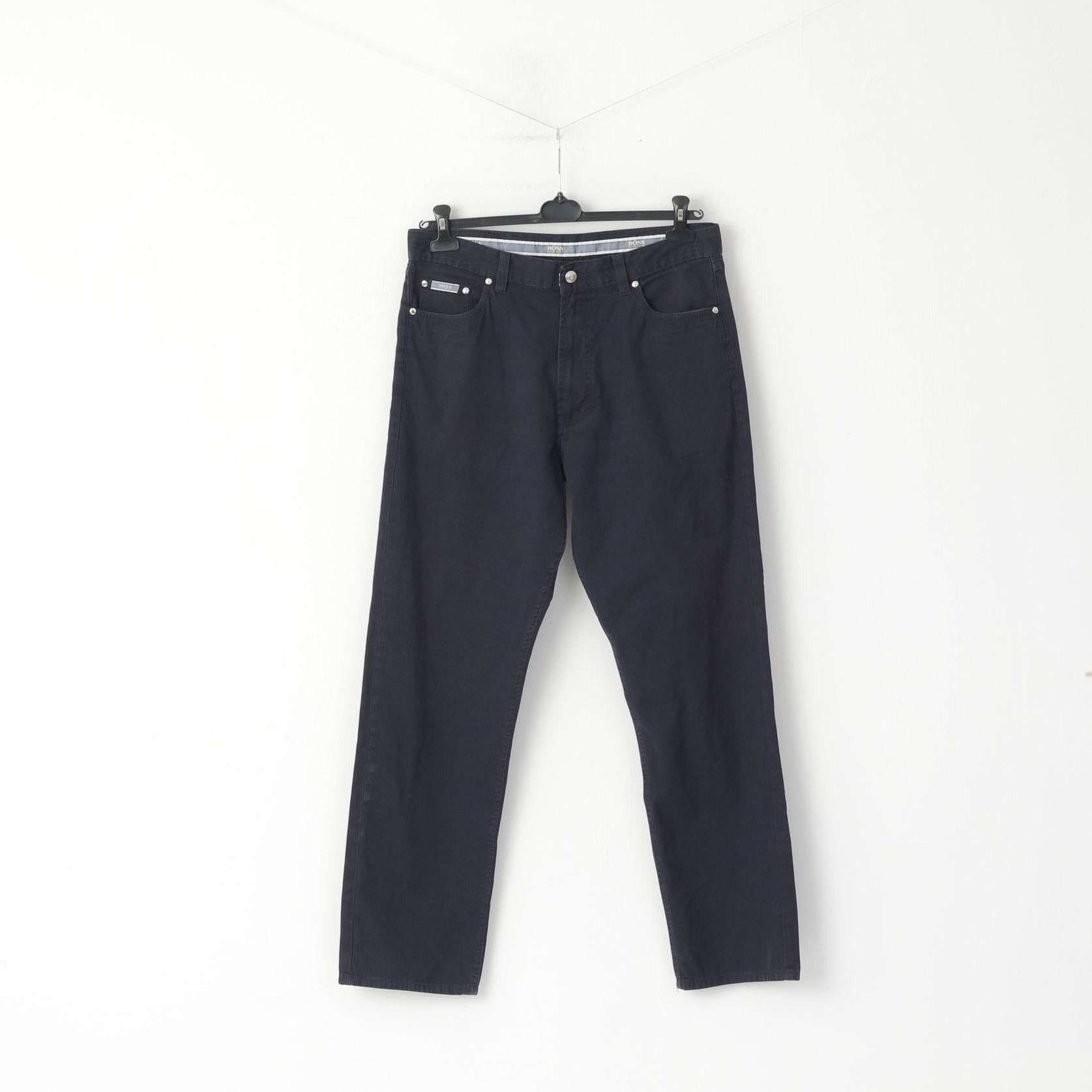 Hugo Boss Hugo Boss Men 36 Jeans Trousers Navy Cotton Alabama 2019 ...