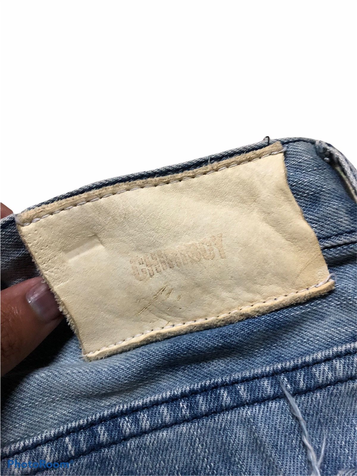 Designer CHIRI BOY DISTRESSED BLEACH DENIM Size US 34 / EU 50 - 6 Thumbnail