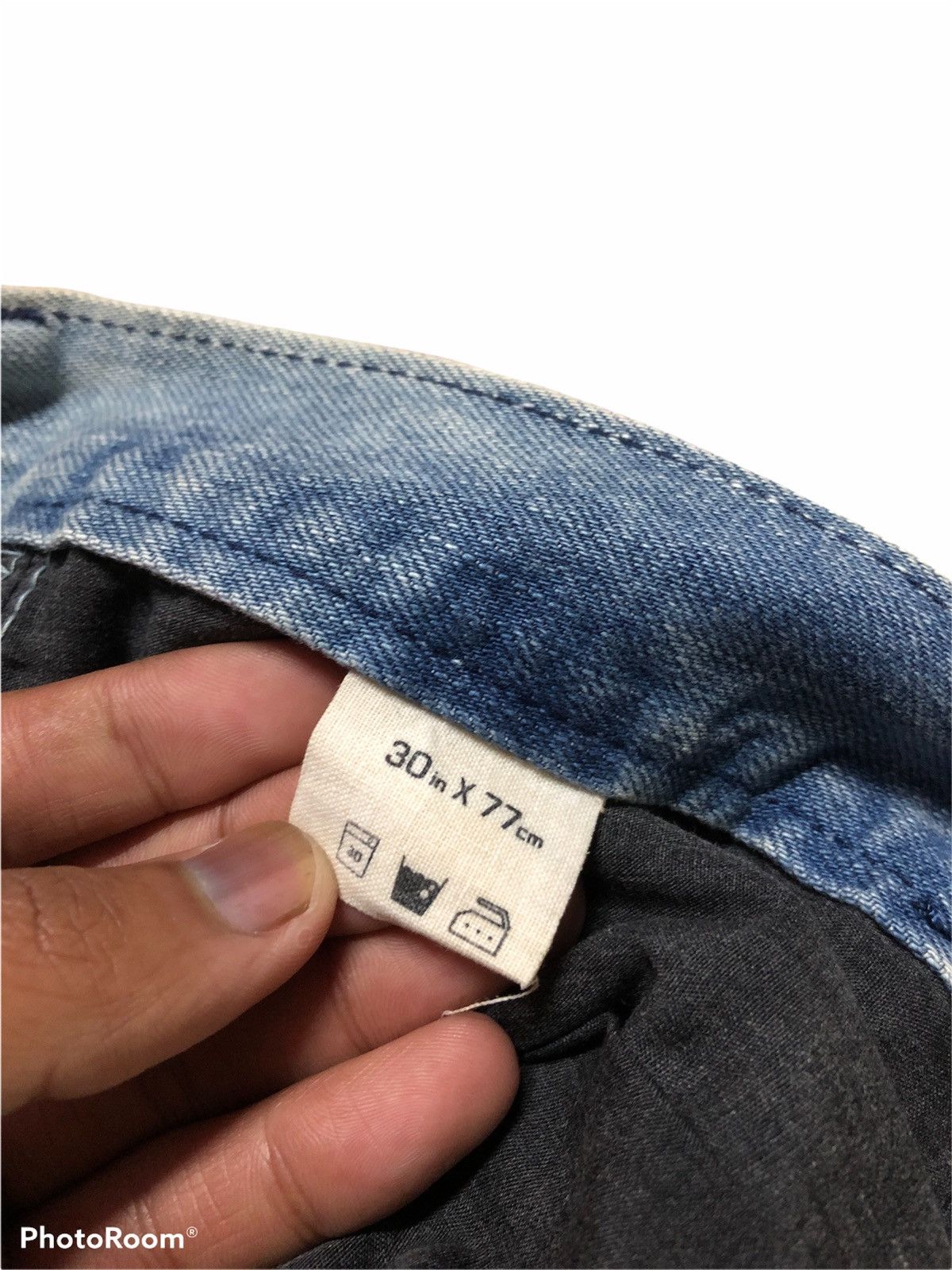 Designer CHIRI BOY DISTRESSED BLEACH DENIM Size US 34 / EU 50 - 5 Thumbnail