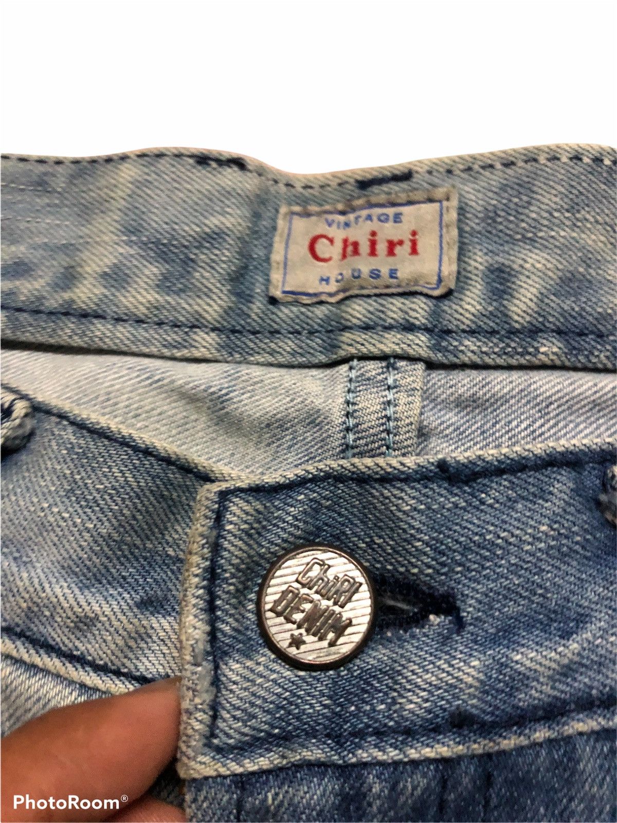 Designer CHIRI BOY DISTRESSED BLEACH DENIM Size US 34 / EU 50 - 4 Thumbnail