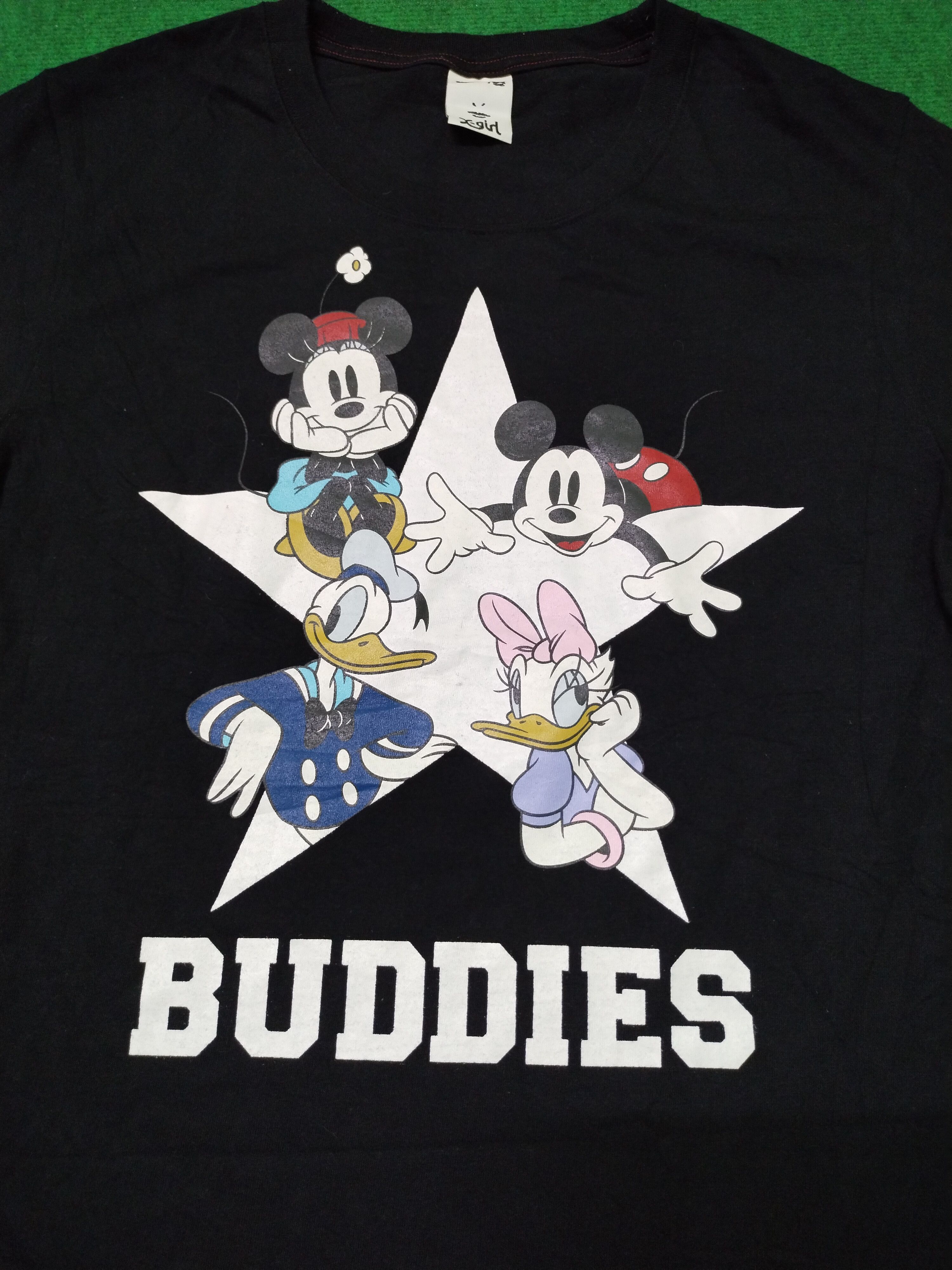 Japanese Brand Vintage T Shirt X-Girl x Disney Mickey Mouse Super Rare Size US M / EU 48-50 / 2 - 2 Thumbnail