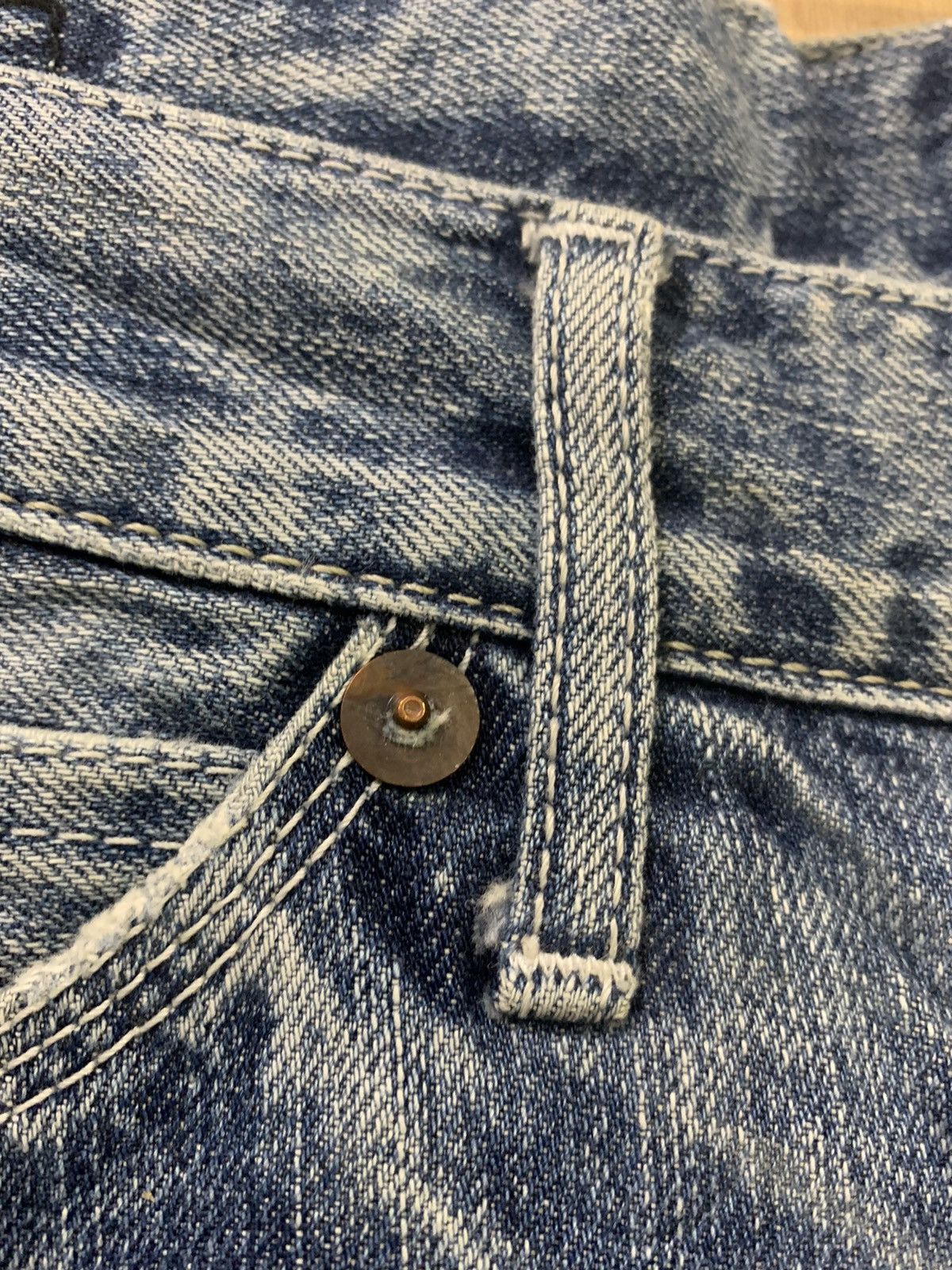 Blue Blue Japan × Luxe UNION MADE x BLUE WAY JEANS LUXE MADE IN NIPPON FLARED DENIM Size 33" - 8 Thumbnail