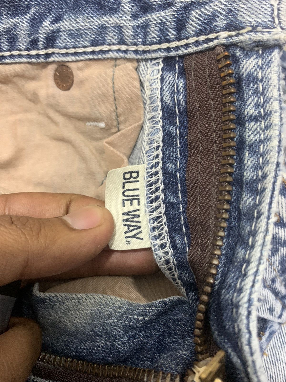 Blue Blue Japan × Luxe UNION MADE x BLUE WAY JEANS LUXE MADE IN NIPPON FLARED DENIM Size 33" - 20 Thumbnail