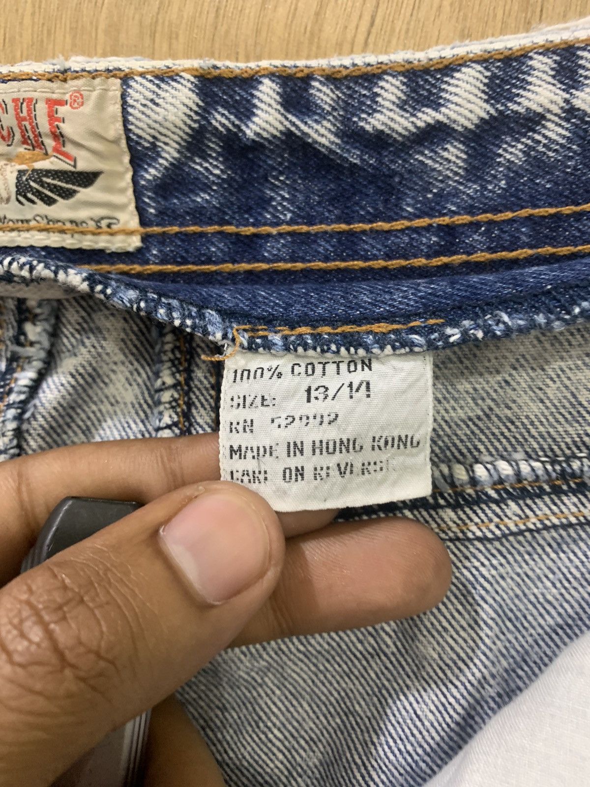 Japanese Brand × Jordache × Vintage JORDACHE Vintage 90s Acidwash Bleach Distressed Denim Jeans Size 30" / US 8 / IT 44 - 18 Thumbnail