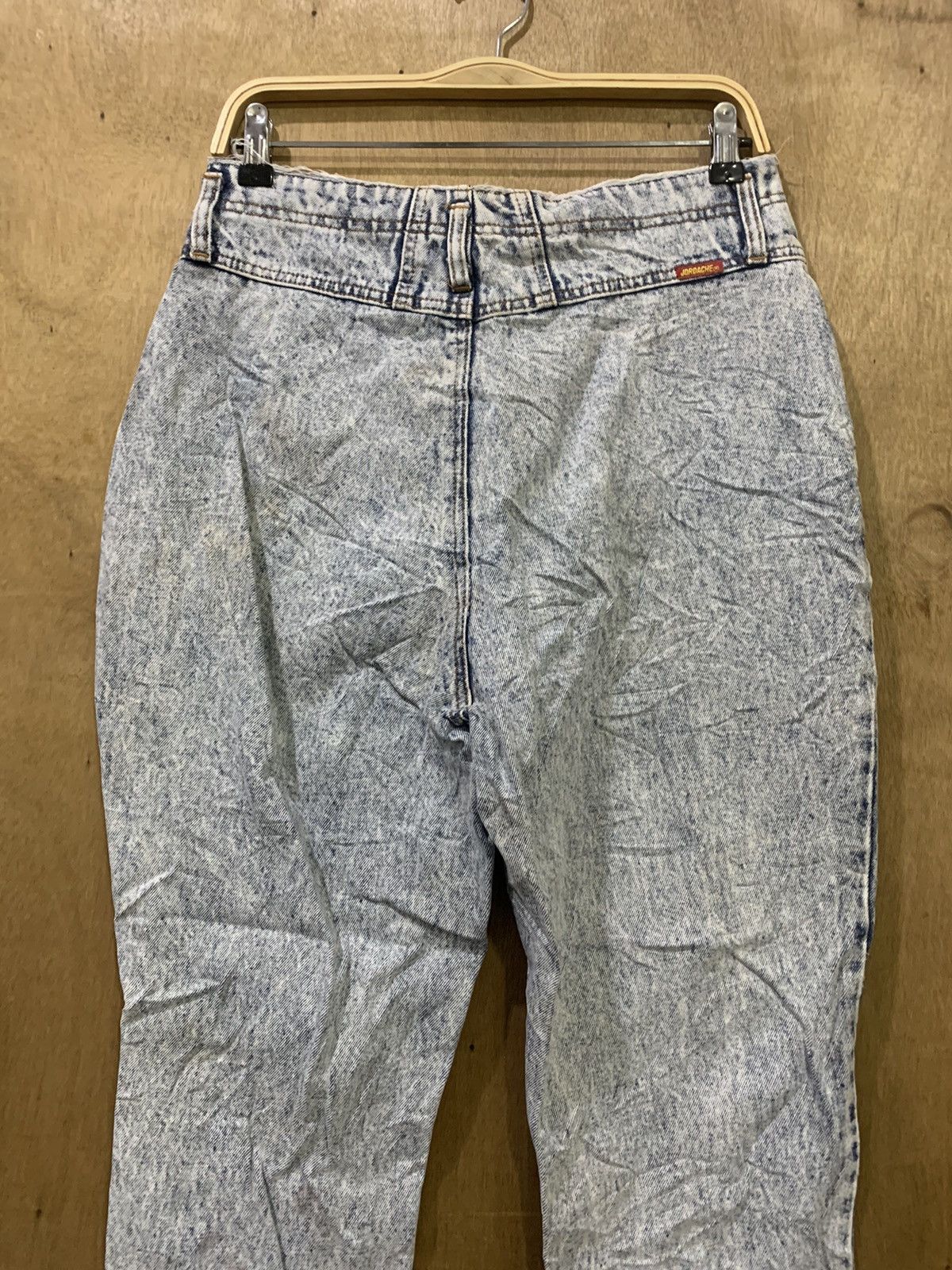 Japanese Brand × Jordache × Vintage JORDACHE Vintage 90s Acidwash Bleach Distressed Denim Jeans Size 30" / US 8 / IT 44 - 9 Thumbnail