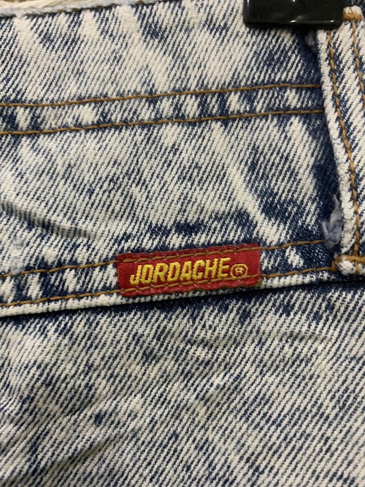 Japanese Brand × Jordache × Vintage JORDACHE Vintage 90s Acidwash Bleach Distressed Denim Jeans Size 30" / US 8 / IT 44 - 13 Thumbnail