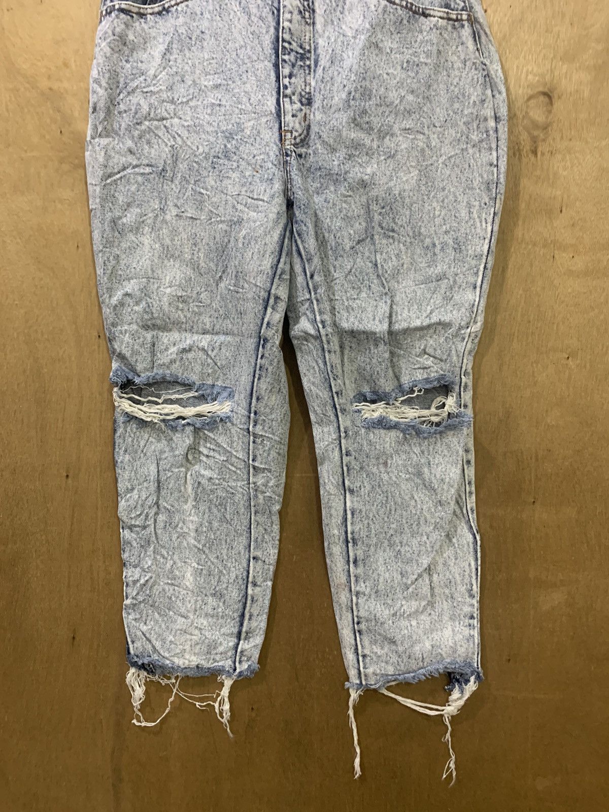 Japanese Brand × Jordache × Vintage JORDACHE Vintage 90s Acidwash Bleach Distressed Denim Jeans Size 30" / US 8 / IT 44 - 5 Thumbnail