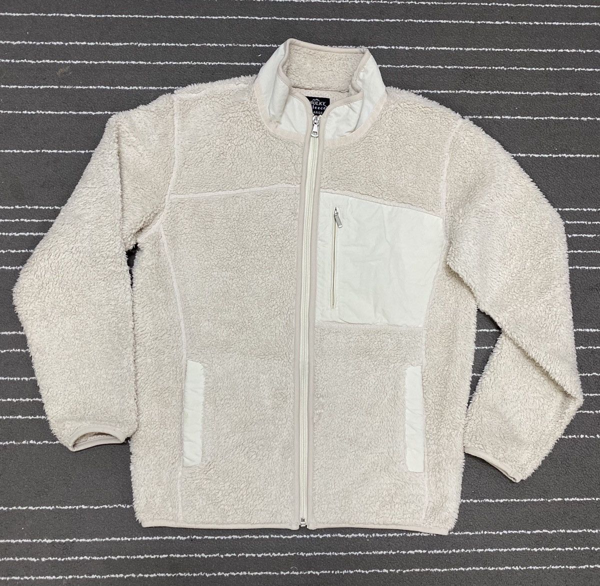 Japanese Brand Uniqlo Pile Retro Fleece Jacket Size US L / EU 52-54 / 3 - 1 Thumbnail