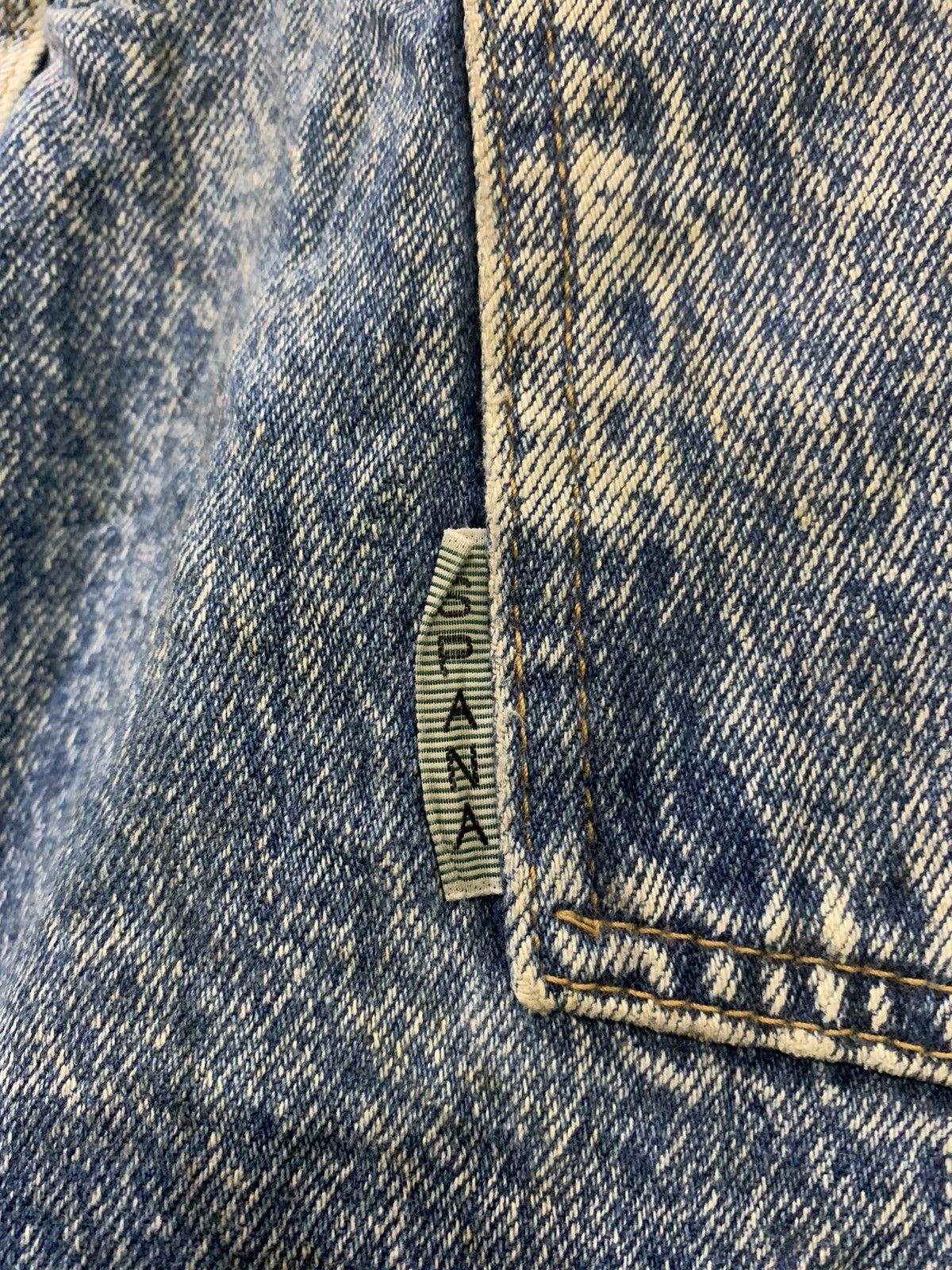 Big John × Japanese Brand SPANA BIG JOHN Vintage 80s Rare Worker Acidwash Denim Jeans Size US 36 / EU 52 - 13 Thumbnail