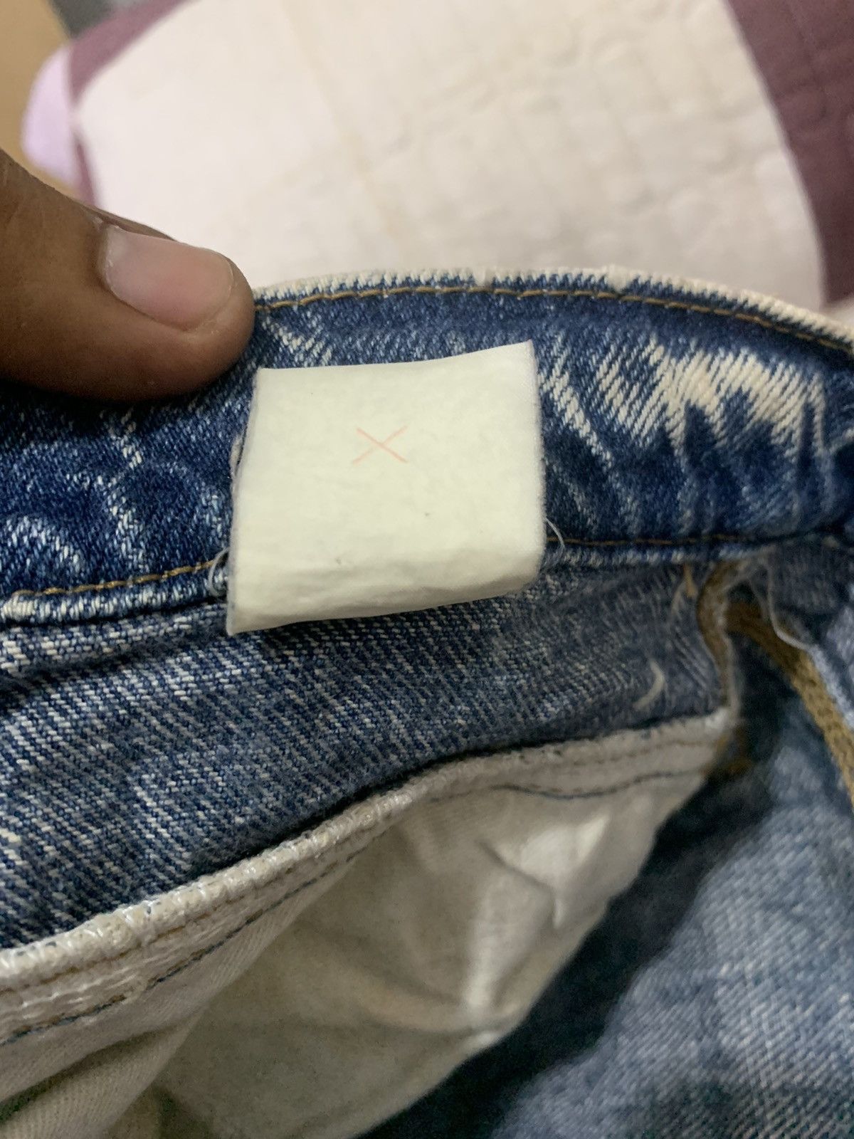 Big John × Japanese Brand SPANA BIG JOHN Vintage 80s Rare Worker Acidwash Denim Jeans Size US 36 / EU 52 - 21 Thumbnail