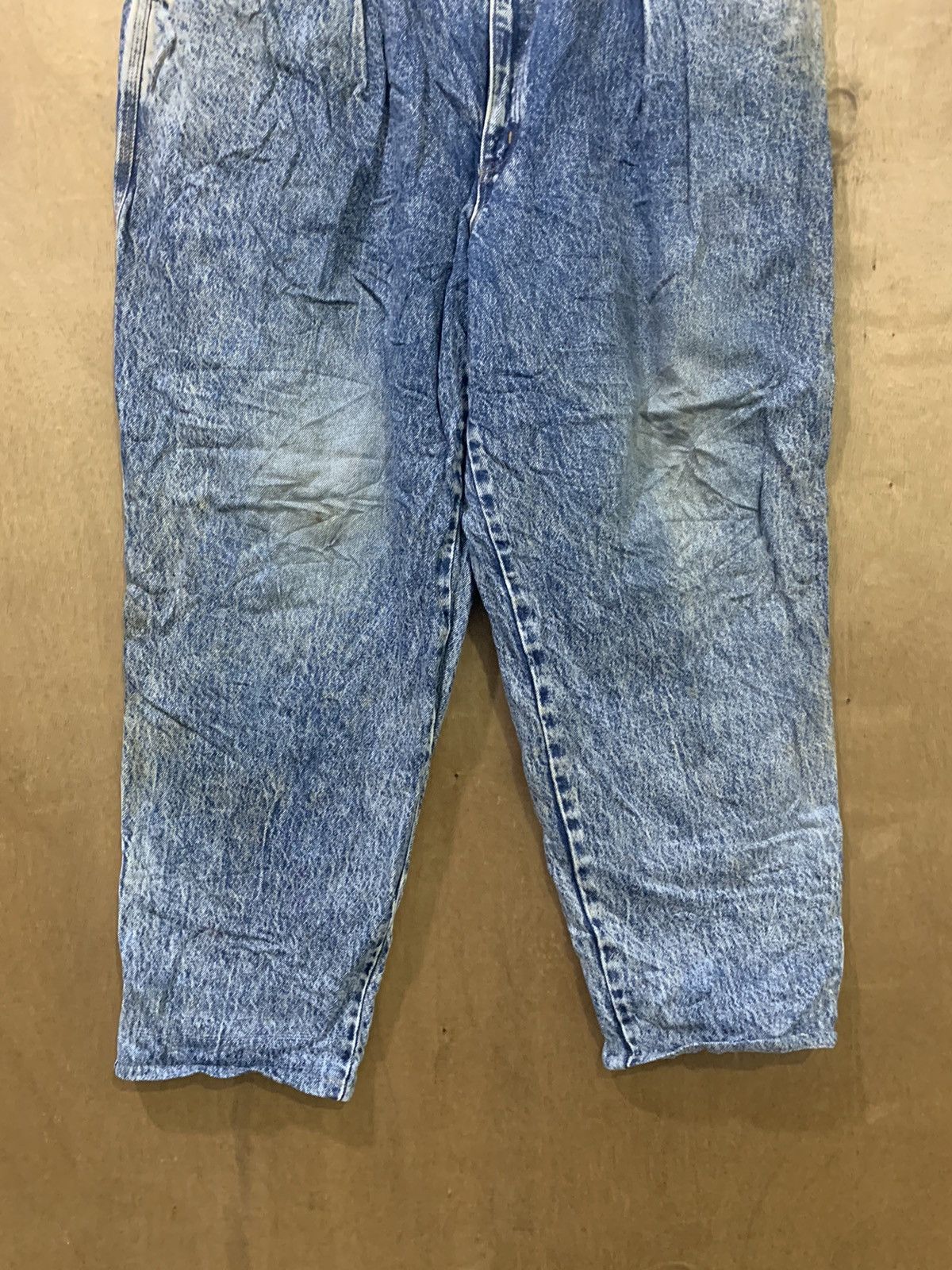 Big John × Japanese Brand SPANA BIG JOHN Vintage 80s Rare Worker Acidwash Denim Jeans Size US 36 / EU 52 - 5 Thumbnail