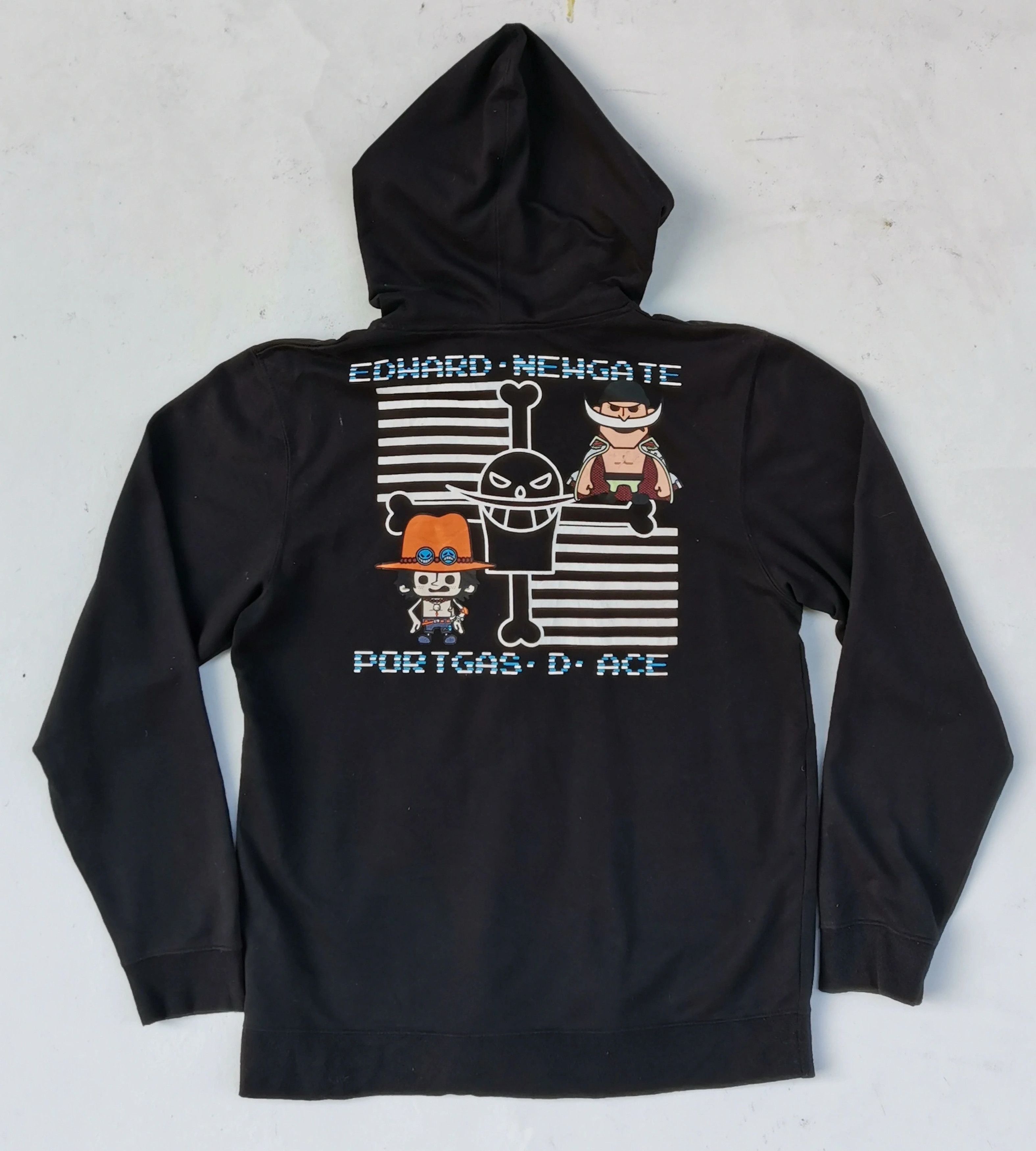 Japanese Brand One Piece Portgas. D. Ace & Edward Newgate Hooded Sweaters Size US M / EU 48-50 / 2 - 8 Thumbnail