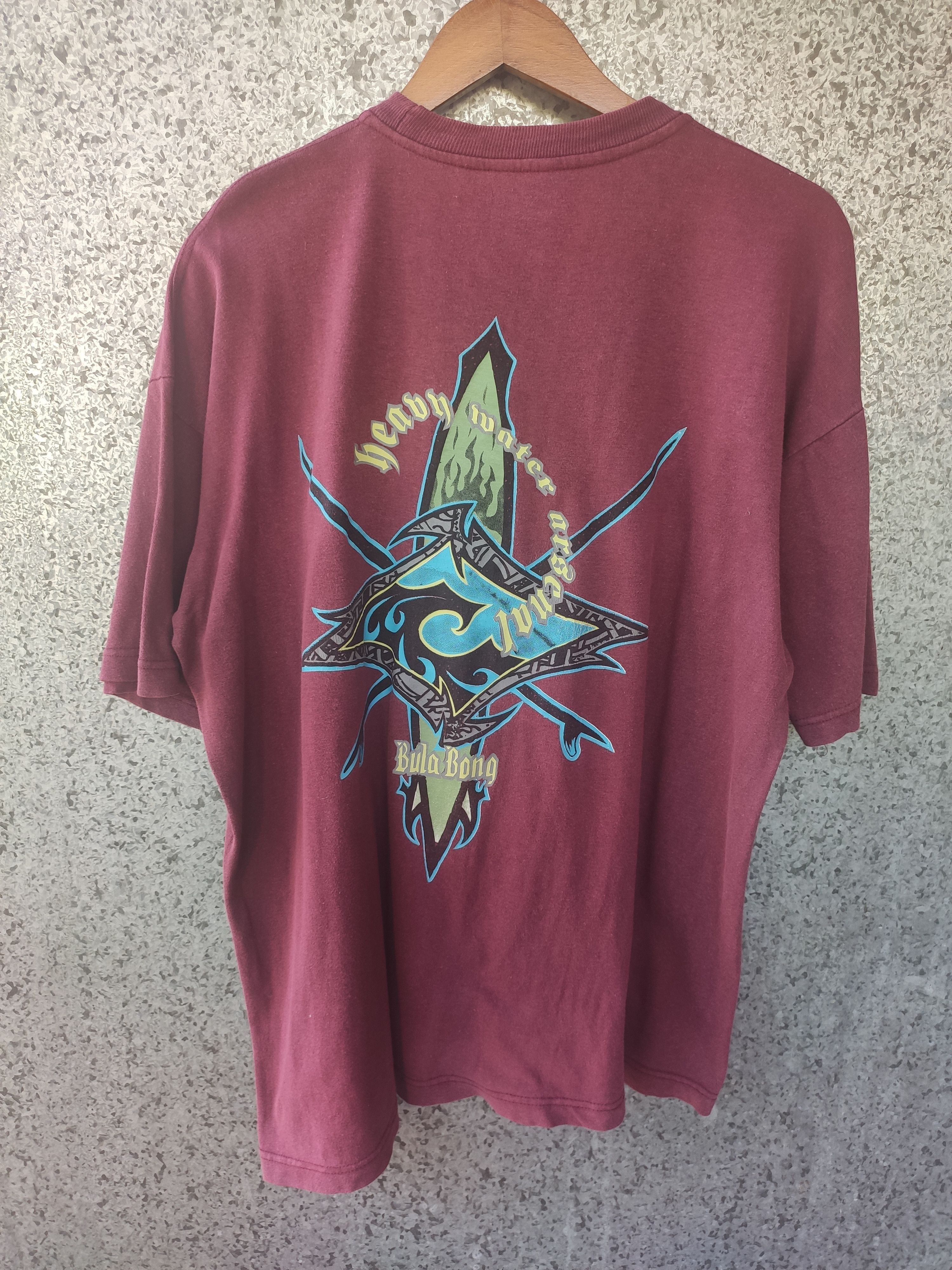 Vintage 🔥 Vintage 90s Vintage Bulabong t shirt surf style Size US L / EU 52-54 / 3 - 1 Thumbnail