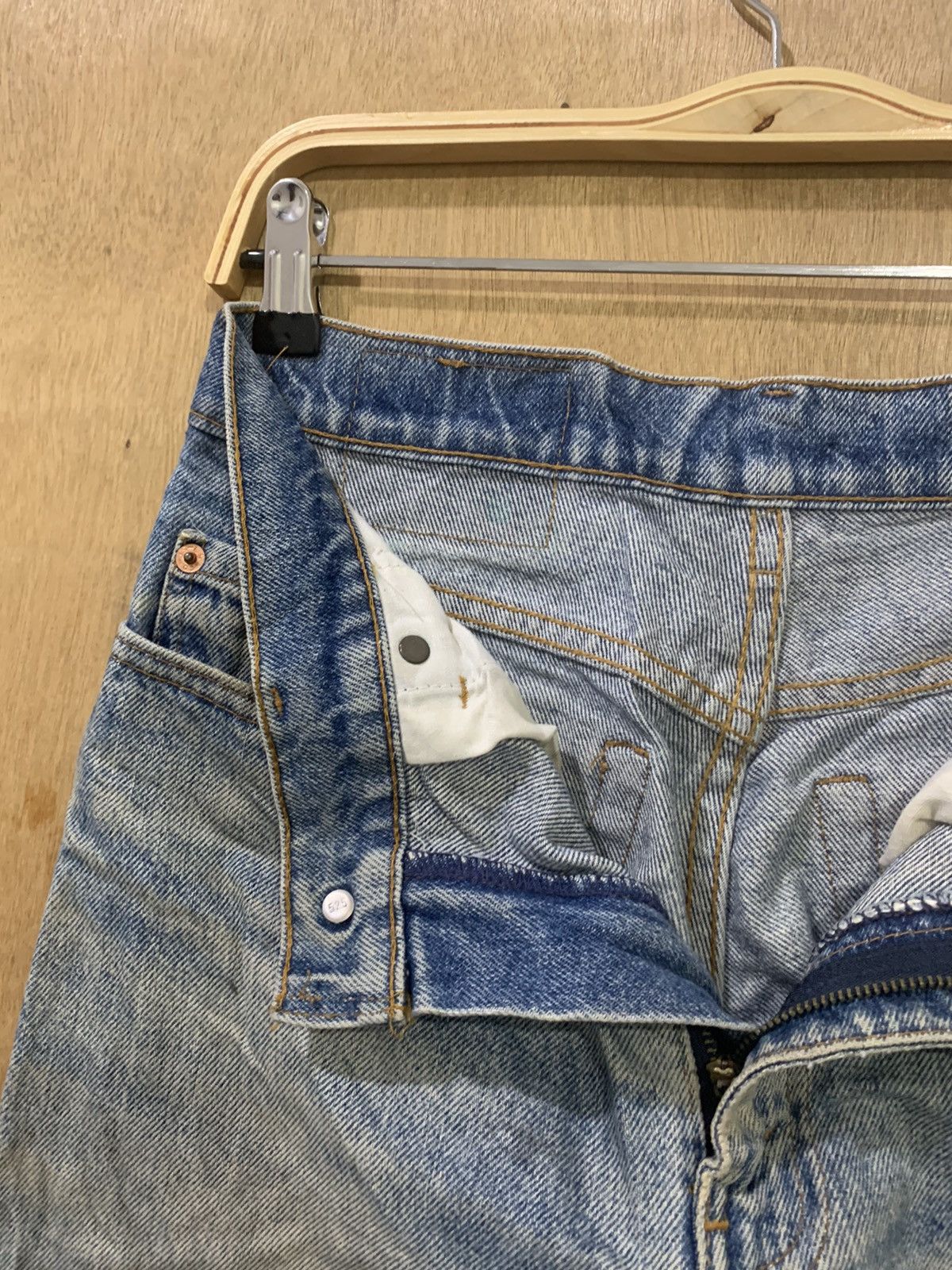 Levi's × Levi's Vintage Clothing × Vintage LEVI'S 510-0217 30x34 USA Vintage 90s Workwear Denim Jeans Size US 29 - 17 Thumbnail