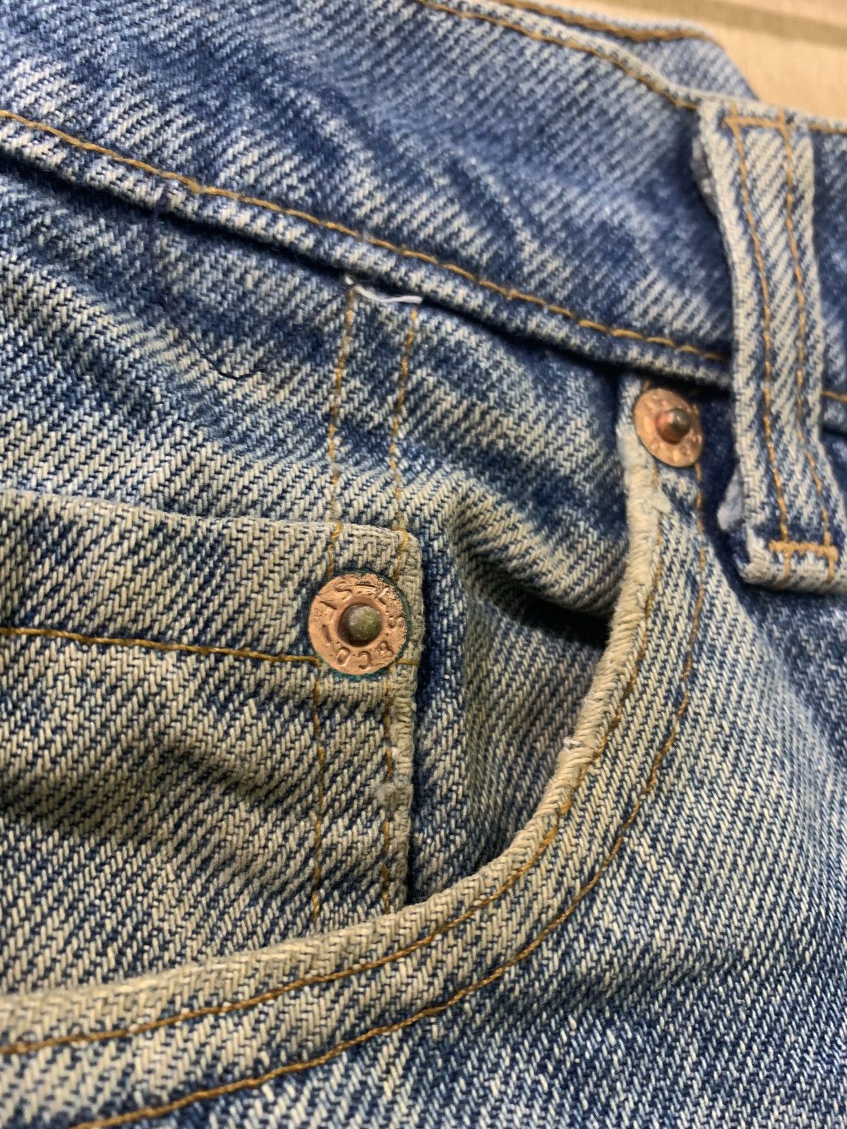 Levi's × Levi's Vintage Clothing × Vintage LEVI'S 510-0217 30x34 USA Vintage 90s Workwear Denim Jeans Size US 29 - 8 Thumbnail