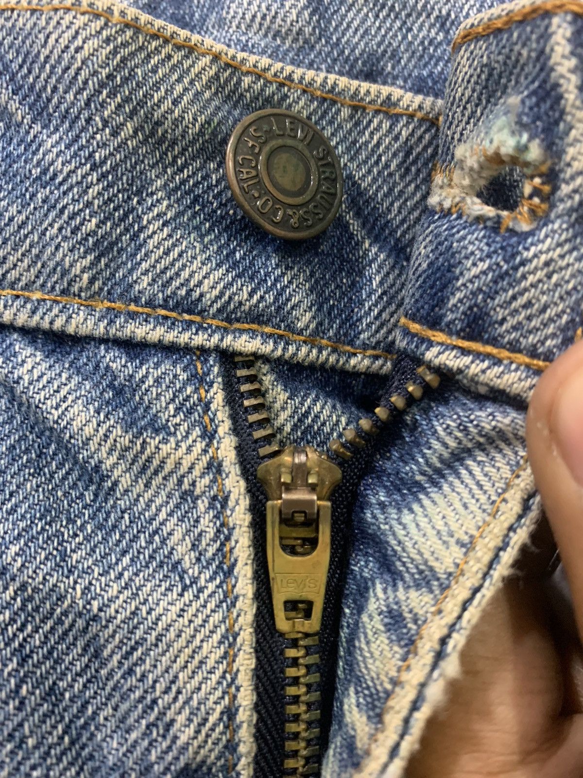 Levi's × Levi's Vintage Clothing × Vintage LEVI'S 510-0217 30x34 USA Vintage 90s Workwear Denim Jeans Size US 29 - 9 Thumbnail