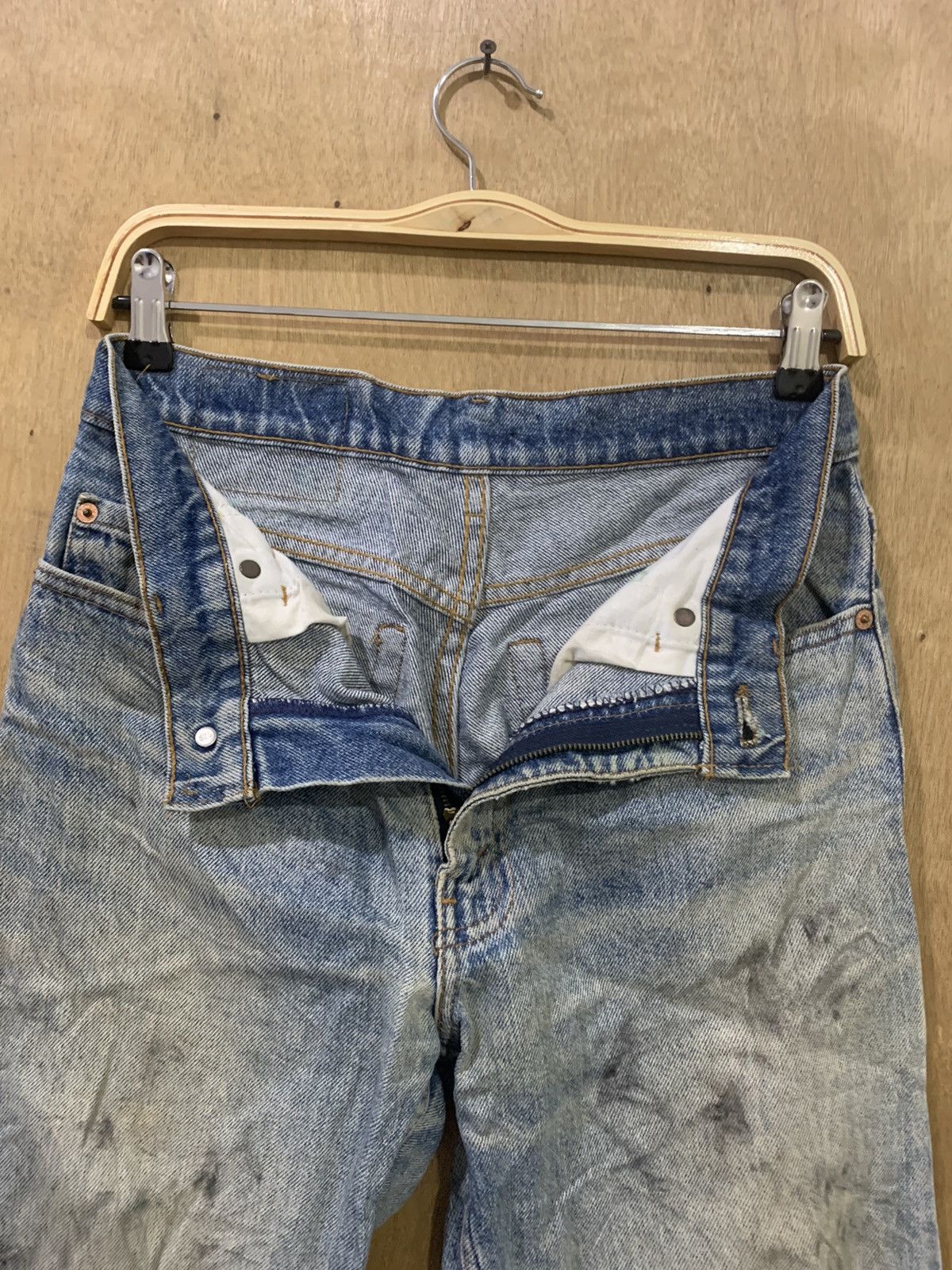 Levi's × Levi's Vintage Clothing × Vintage LEVI'S 510-0217 30x34 USA Vintage 90s Workwear Denim Jeans Size US 29 - 16 Thumbnail