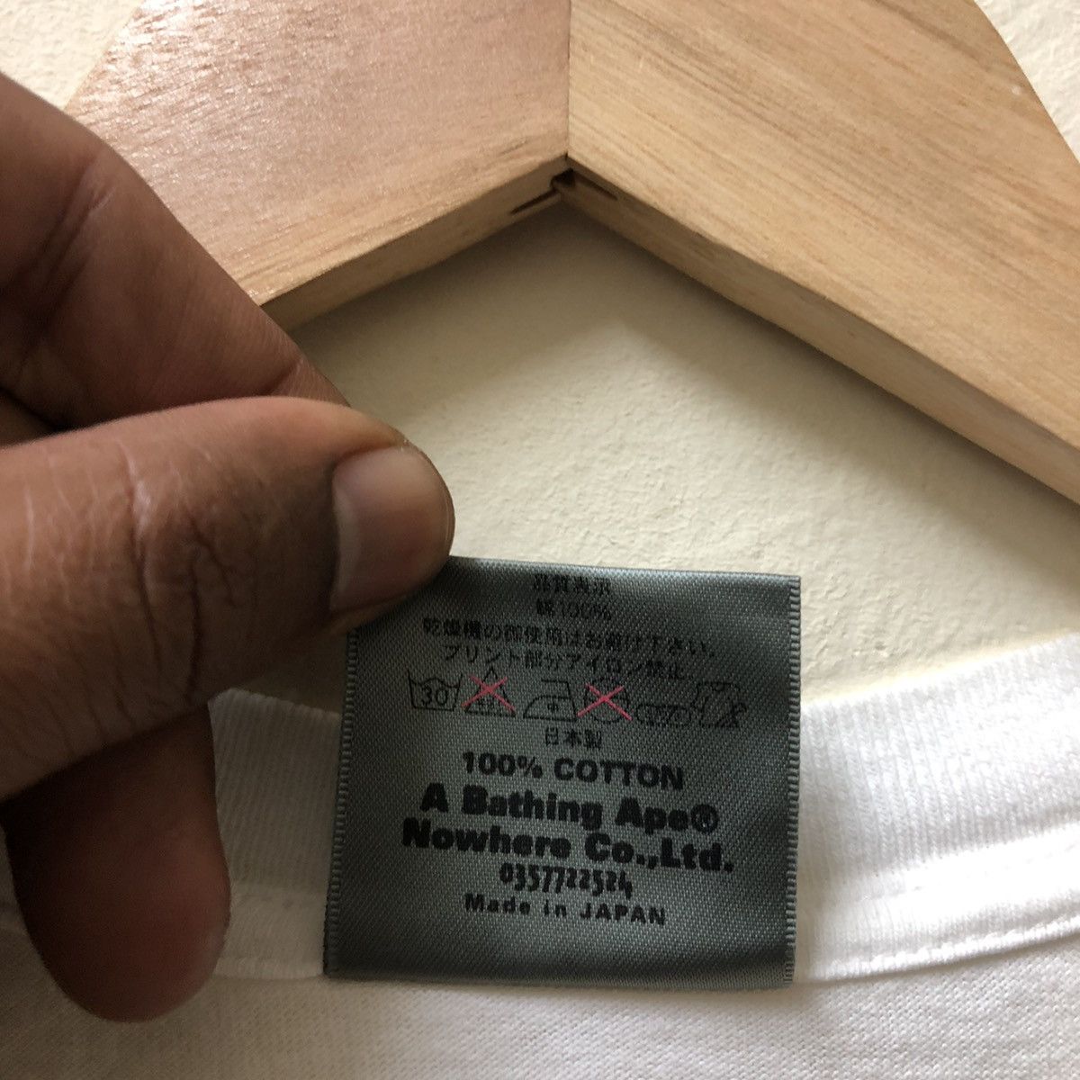 Bape BAPE EXCLUSIVE HANDPRINT BIG APE HEAD TEE Size US M / EU 48-50 / 2 - 4 Thumbnail