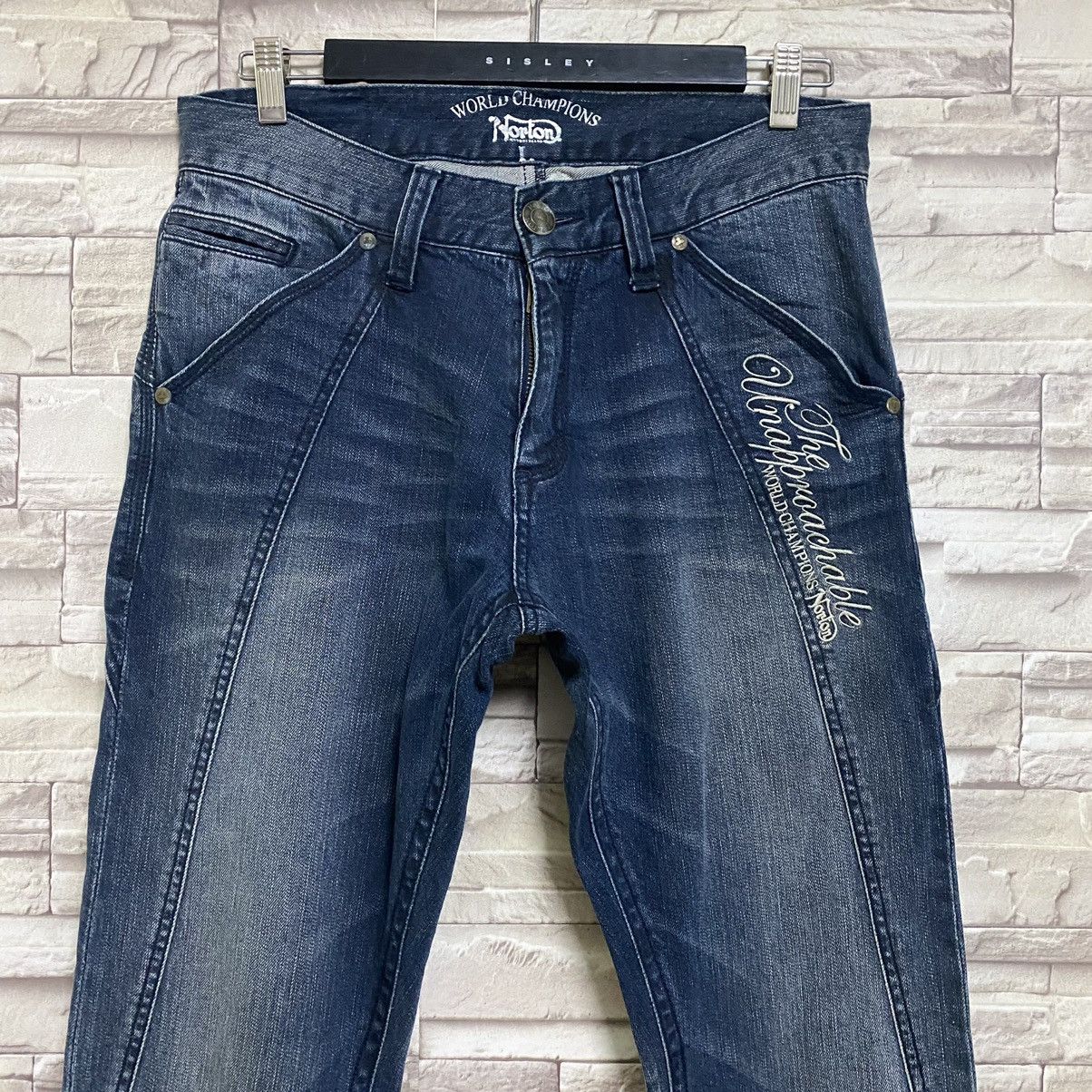 Norton Norton Denim Jeans Spellout Size US 32 / EU 48 - 4 Thumbnail