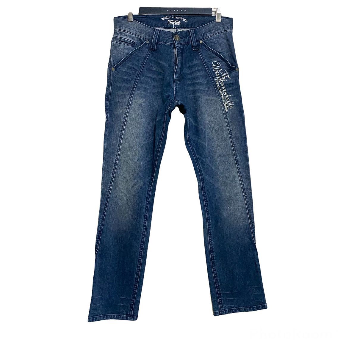 Norton Norton Denim Jeans Spellout Size US 32 / EU 48 - 2 Thumbnail