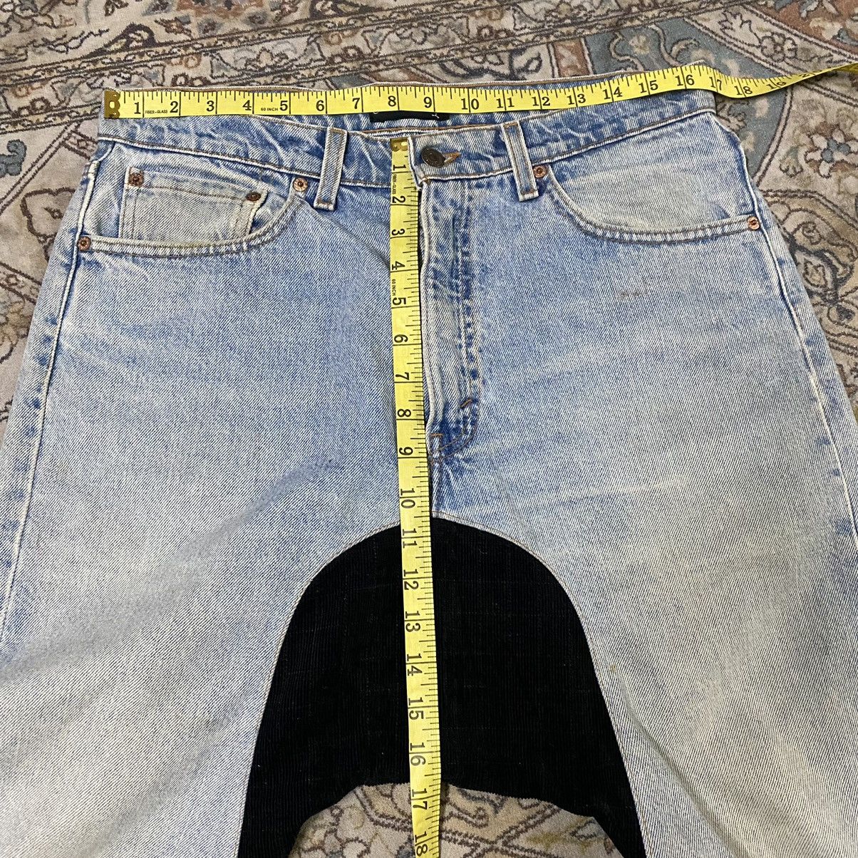 Japanese Brand Rebuild By KALIMERA Levis Denim Drop Crotch Jeans Size US 33 - 21 Thumbnail