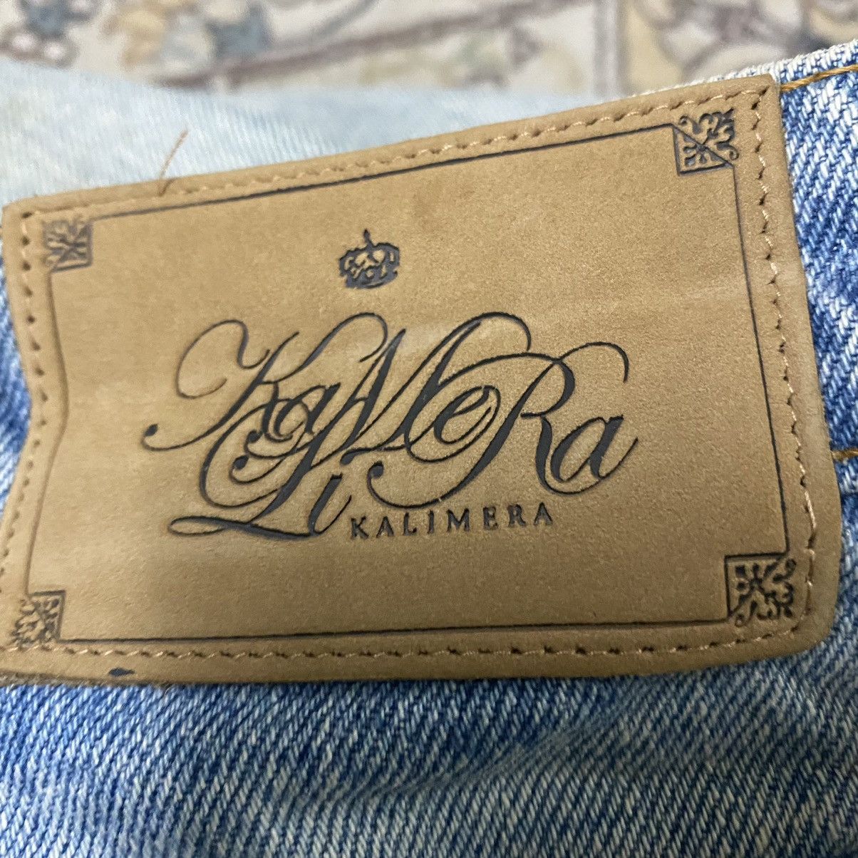 Japanese Brand Rebuild By KALIMERA Levis Denim Drop Crotch Jeans Size US 33 - 20 Thumbnail