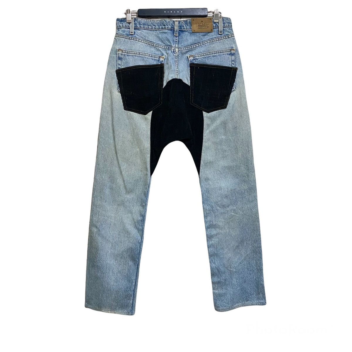 Japanese Brand Rebuild By KALIMERA Levis Denim Drop Crotch Jeans Size US 33 - 1 Thumbnail