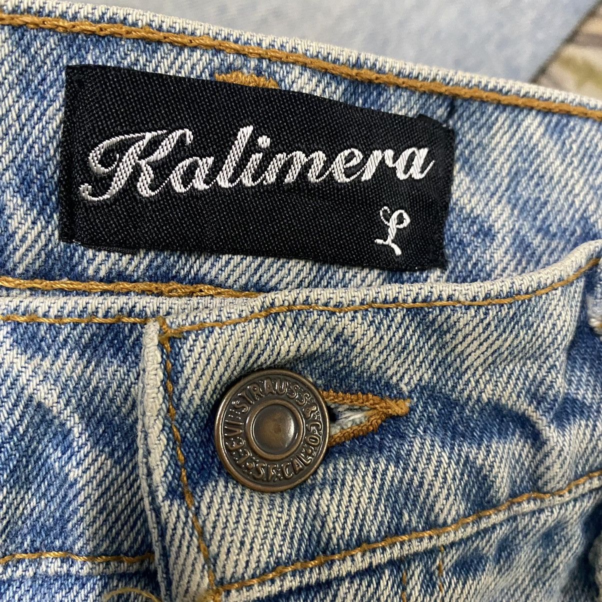 Japanese Brand Rebuild By KALIMERA Levis Denim Drop Crotch Jeans Size US 33 - 17 Thumbnail