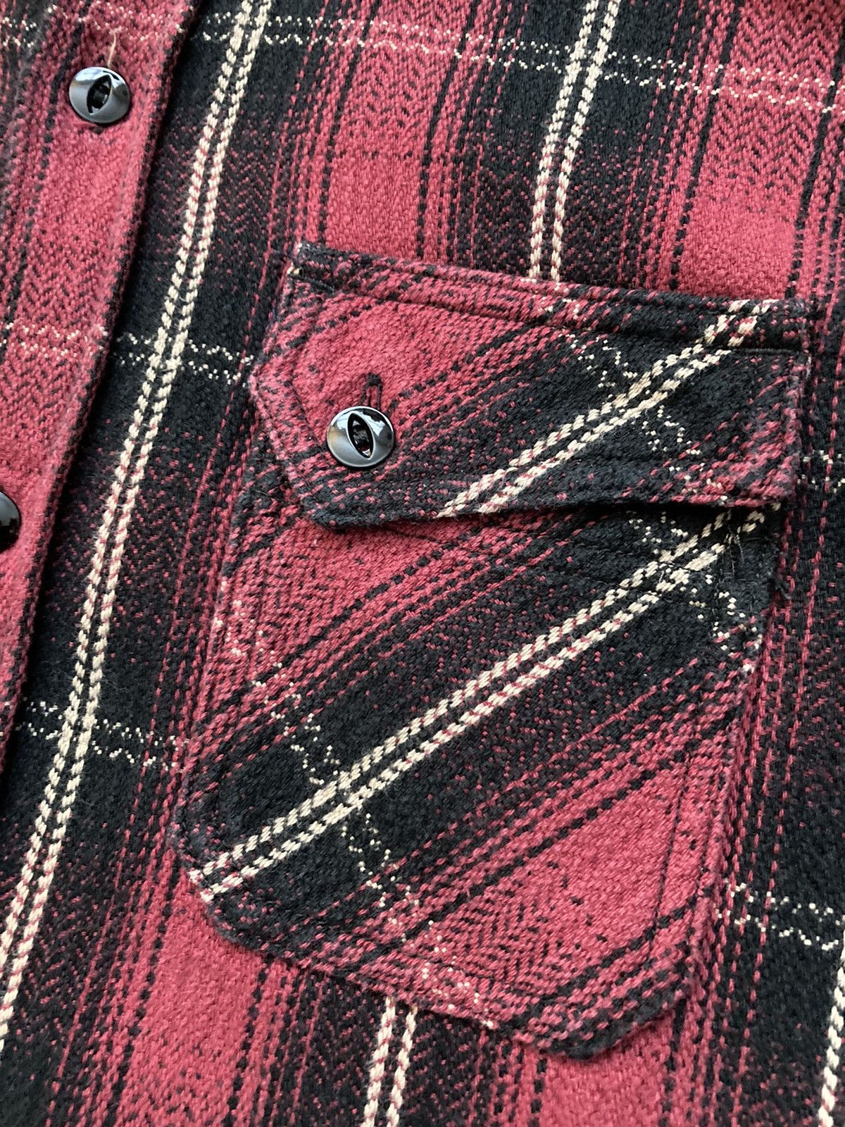3sixteen Red Crosscut Heavy Flannel Size US L / EU 52-54 / 3 - 2 Preview