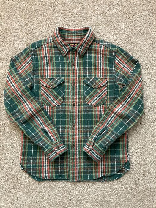 Ues Clothing Mfg. Co. Green Heavy Flannel Size US L / EU 52-54 / 3 - 1 Preview