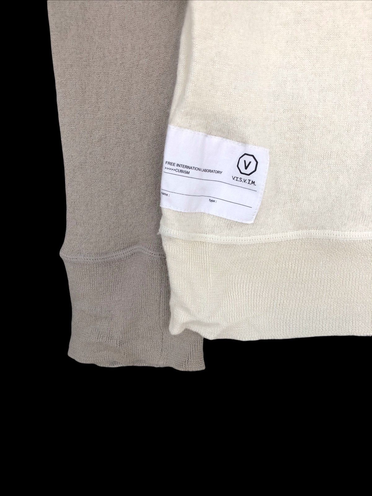 Visvim GRAIL🔥Visvim Cubism 🇯🇵 Two Tones Cashmere Mohair Sweater Size US S / EU 44-46 / 1 - 4 Thumbnail