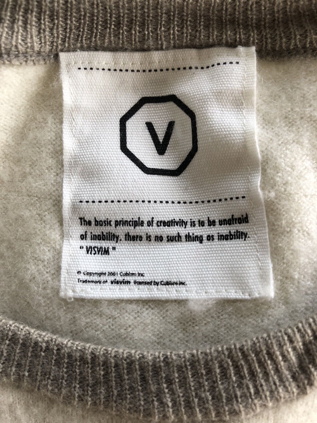 Visvim GRAIL🔥Visvim Cubism 🇯🇵 Two Tones Cashmere Mohair Sweater Size US S / EU 44-46 / 1 - 7 Thumbnail