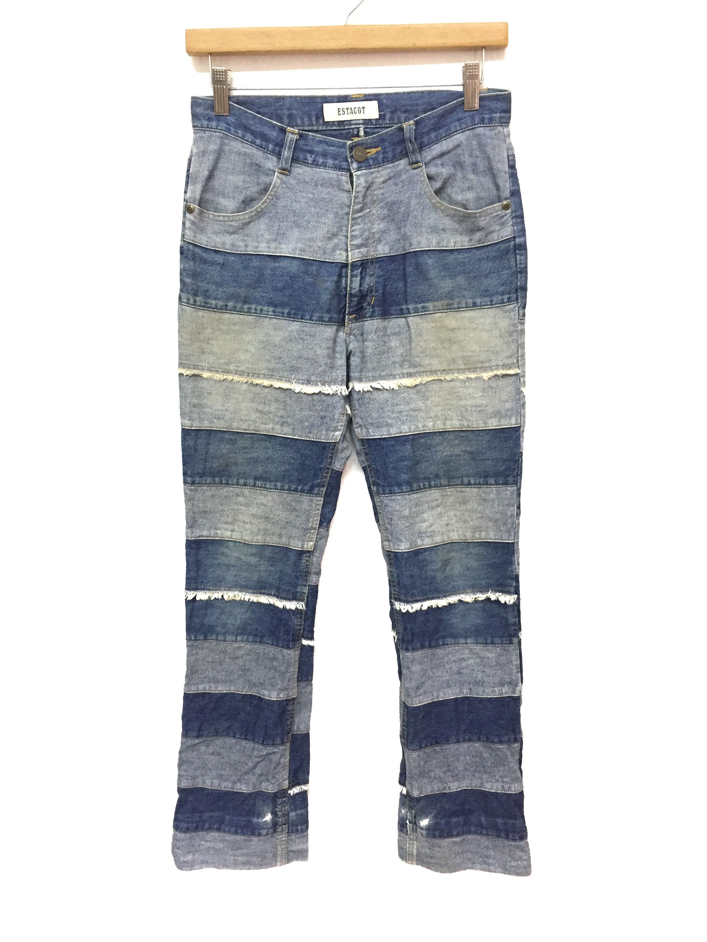 Japanese Brand Estacot japan hagi patchwork Hysteric Glamor Size US 28 / EU 44 - 3 Thumbnail