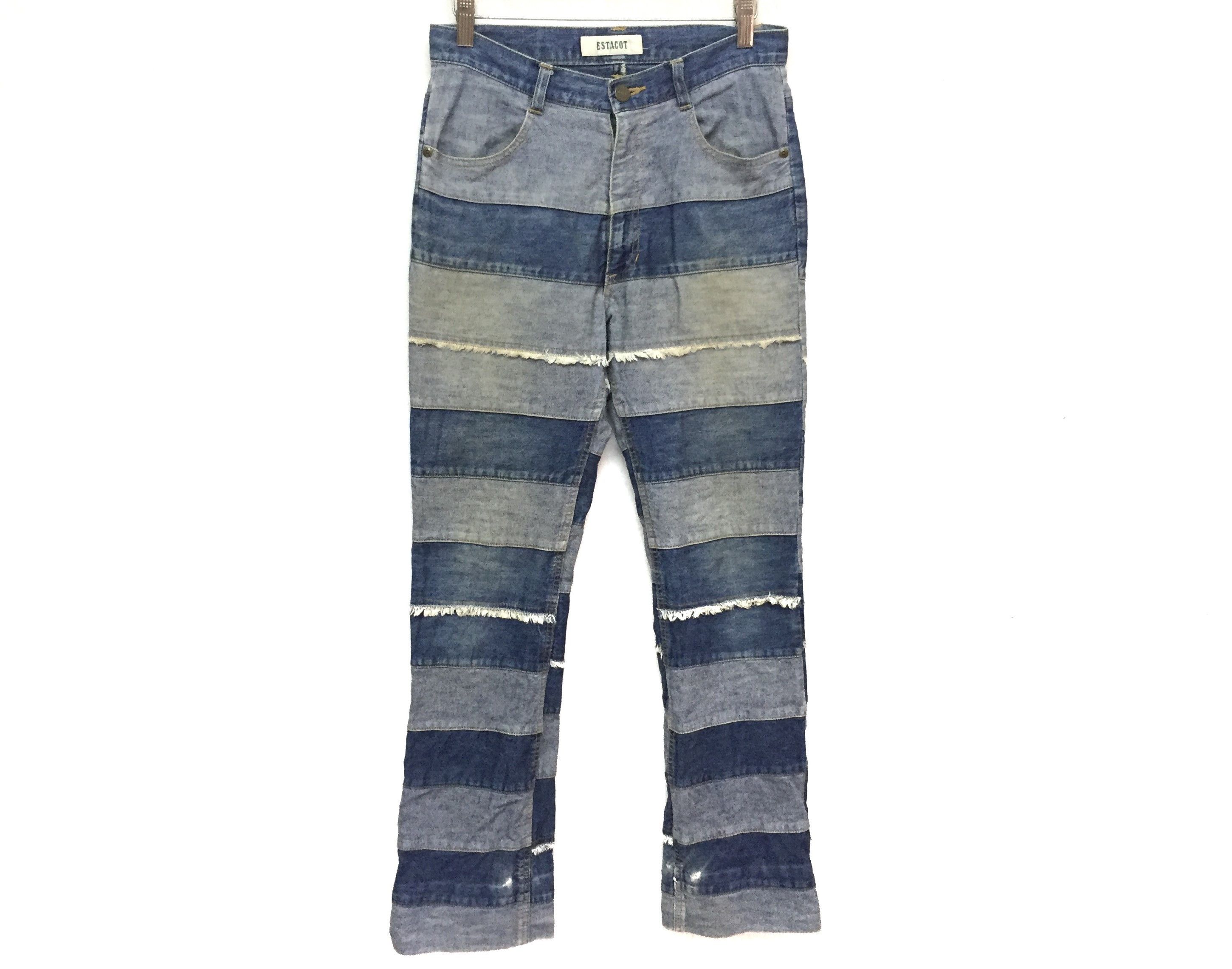 Japanese Brand Estacot japan hagi patchwork Hysteric Glamor Size US 28 / EU 44 - 2 Thumbnail