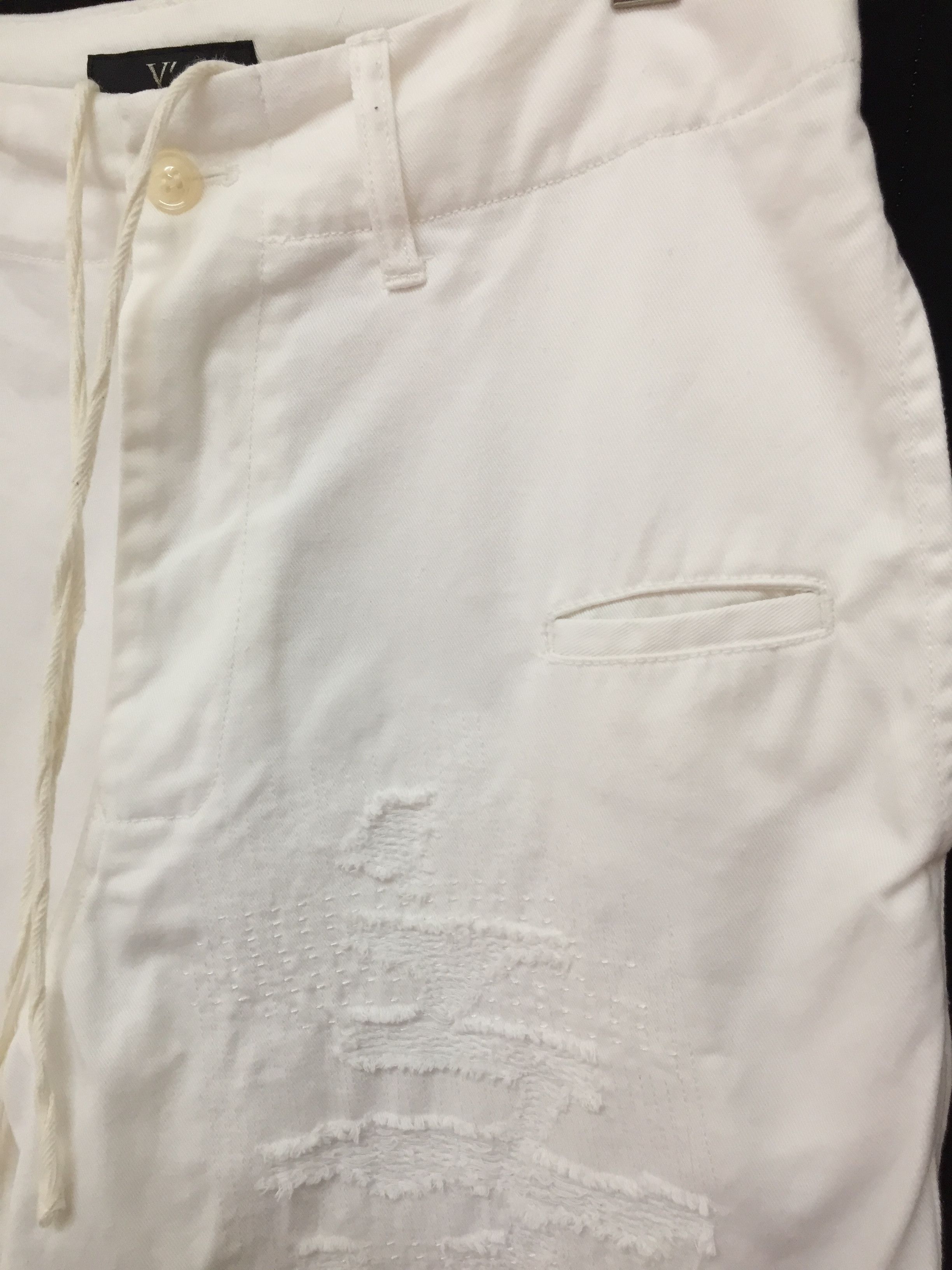 Yohji Yamamoto YS distressed repair cargos pants Size 28" / US 6 / IT 42 - 4 Thumbnail