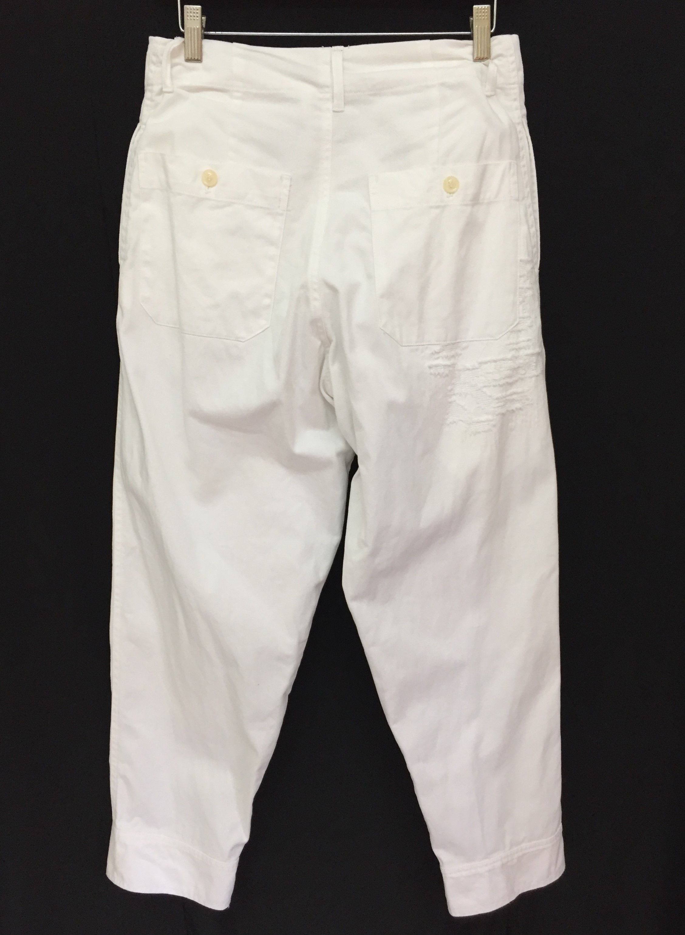 Yohji Yamamoto YS distressed repair cargos pants Size 28" / US 6 / IT 42 - 9 Thumbnail